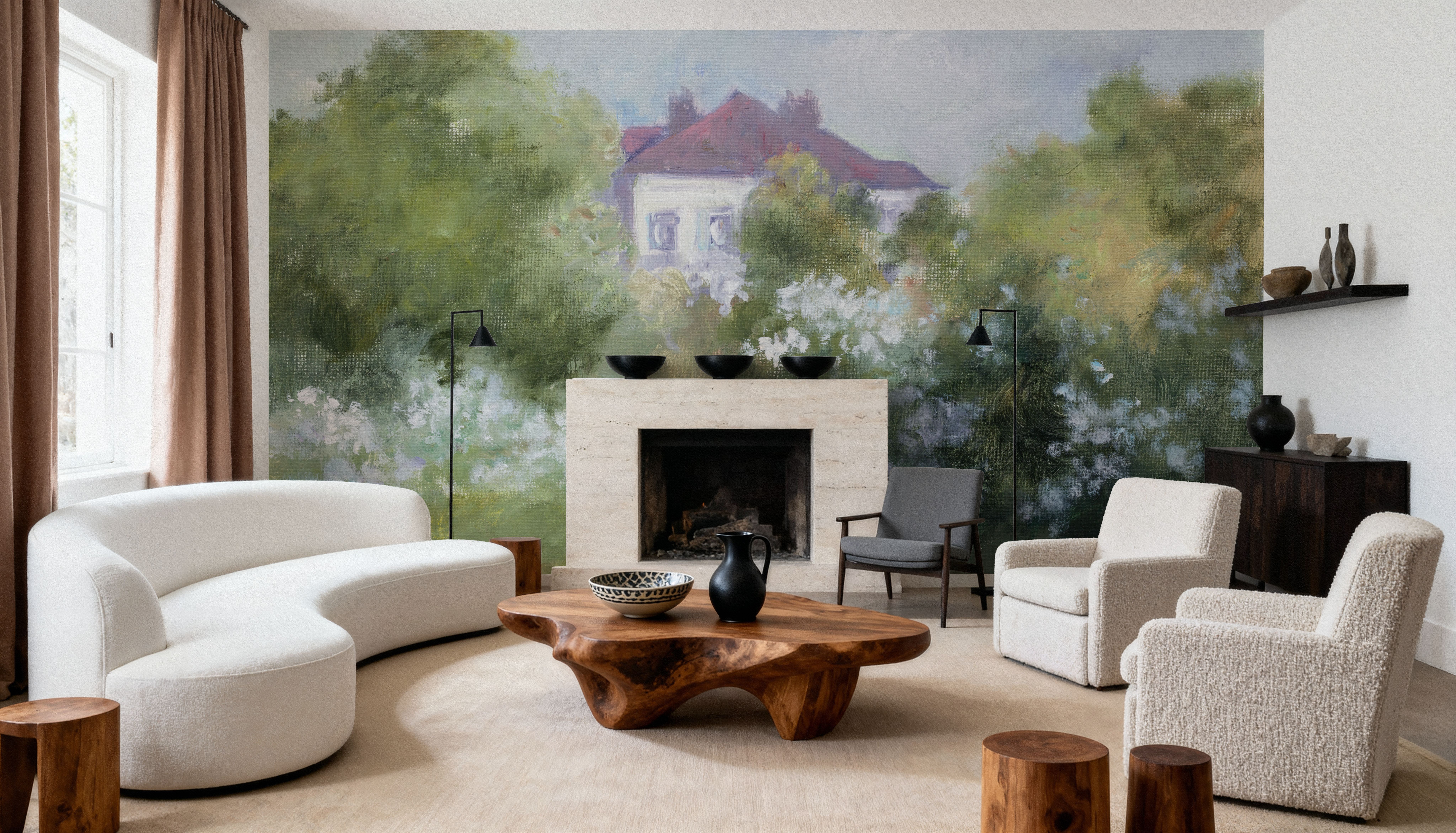 Countryside Haven, Wallpaper