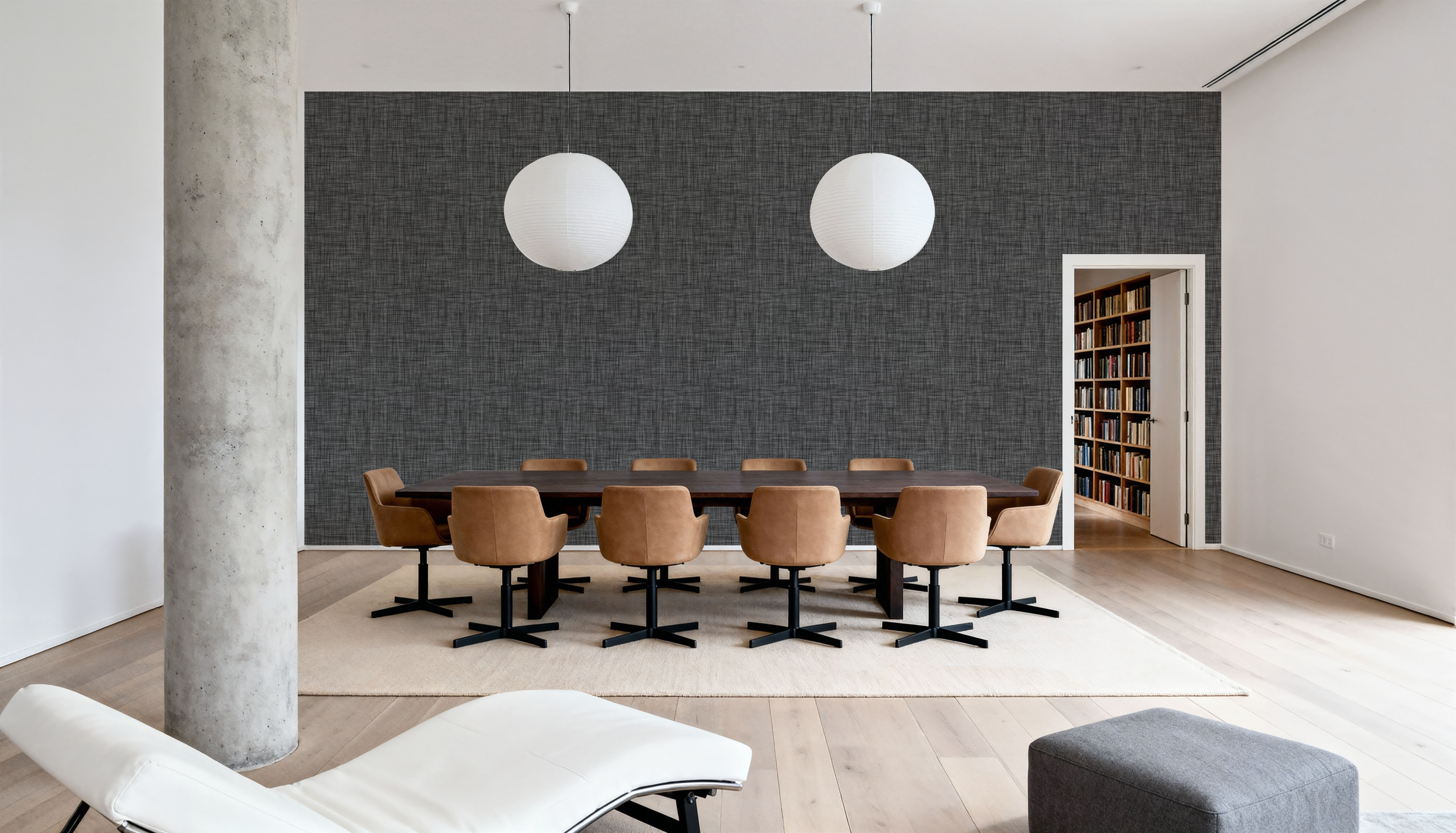 Mottled Linen Effect, Shadow Grey