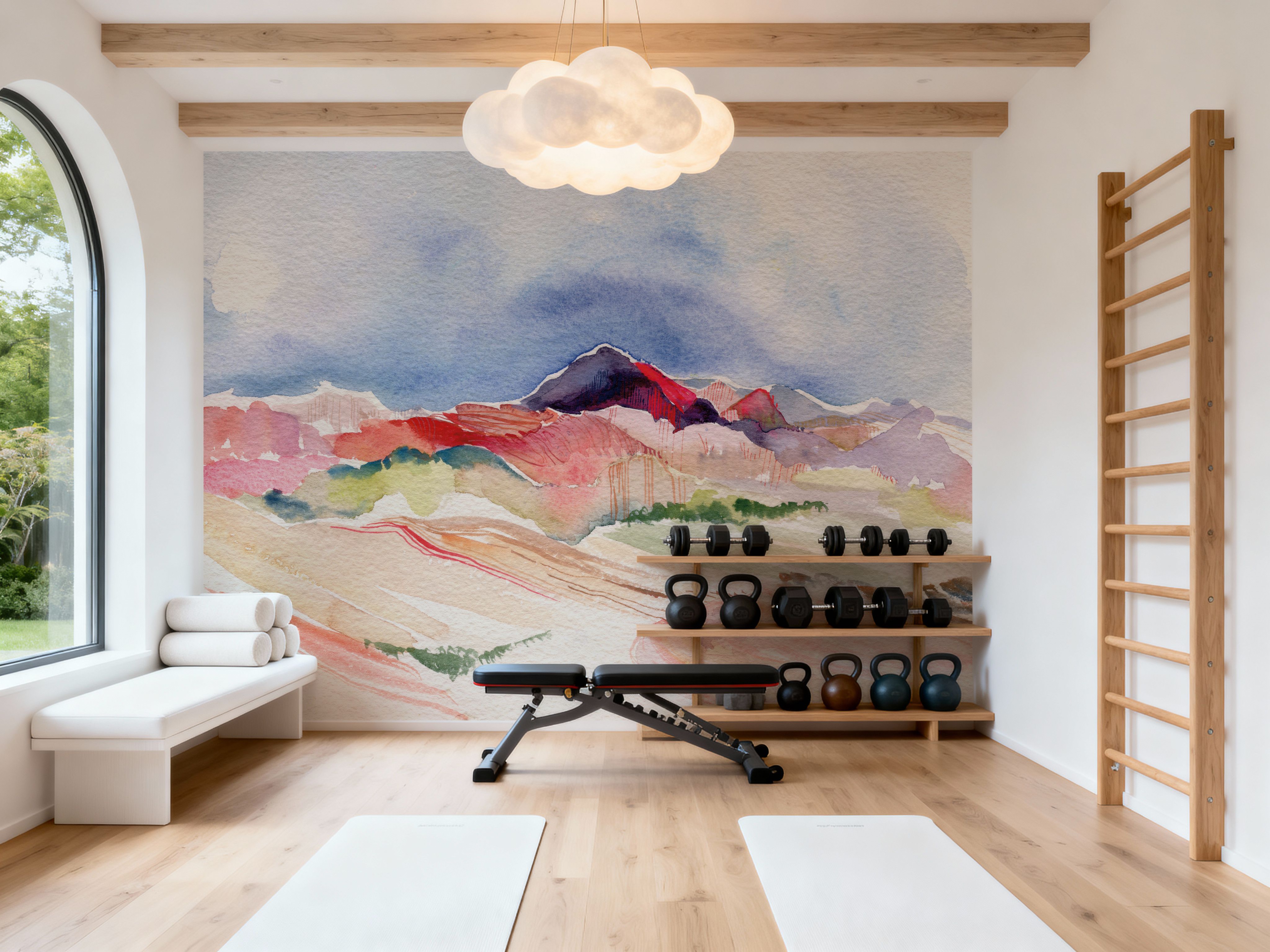 Desertscape, Tapeten