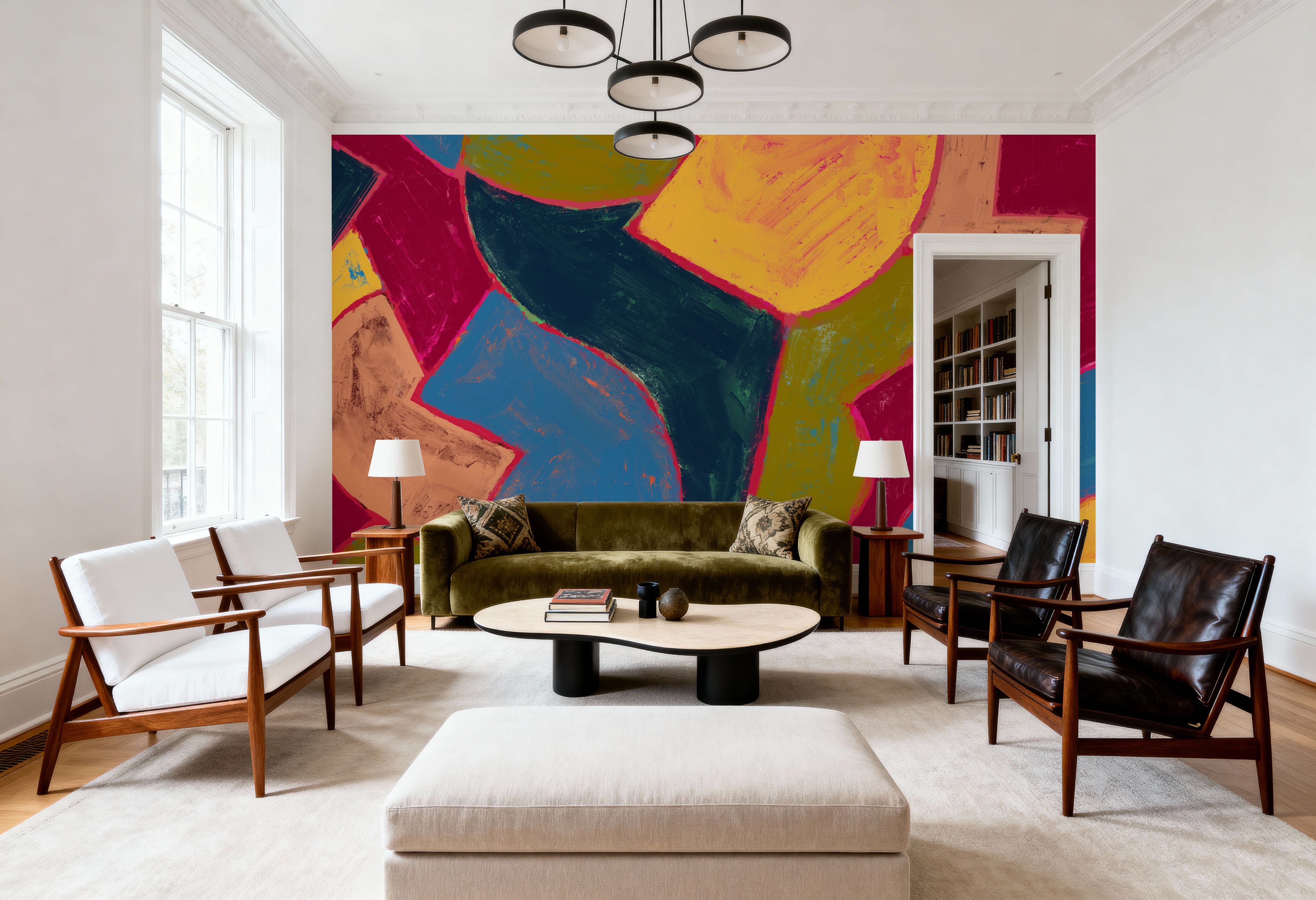 Kaleidoscope Close Up, Behang