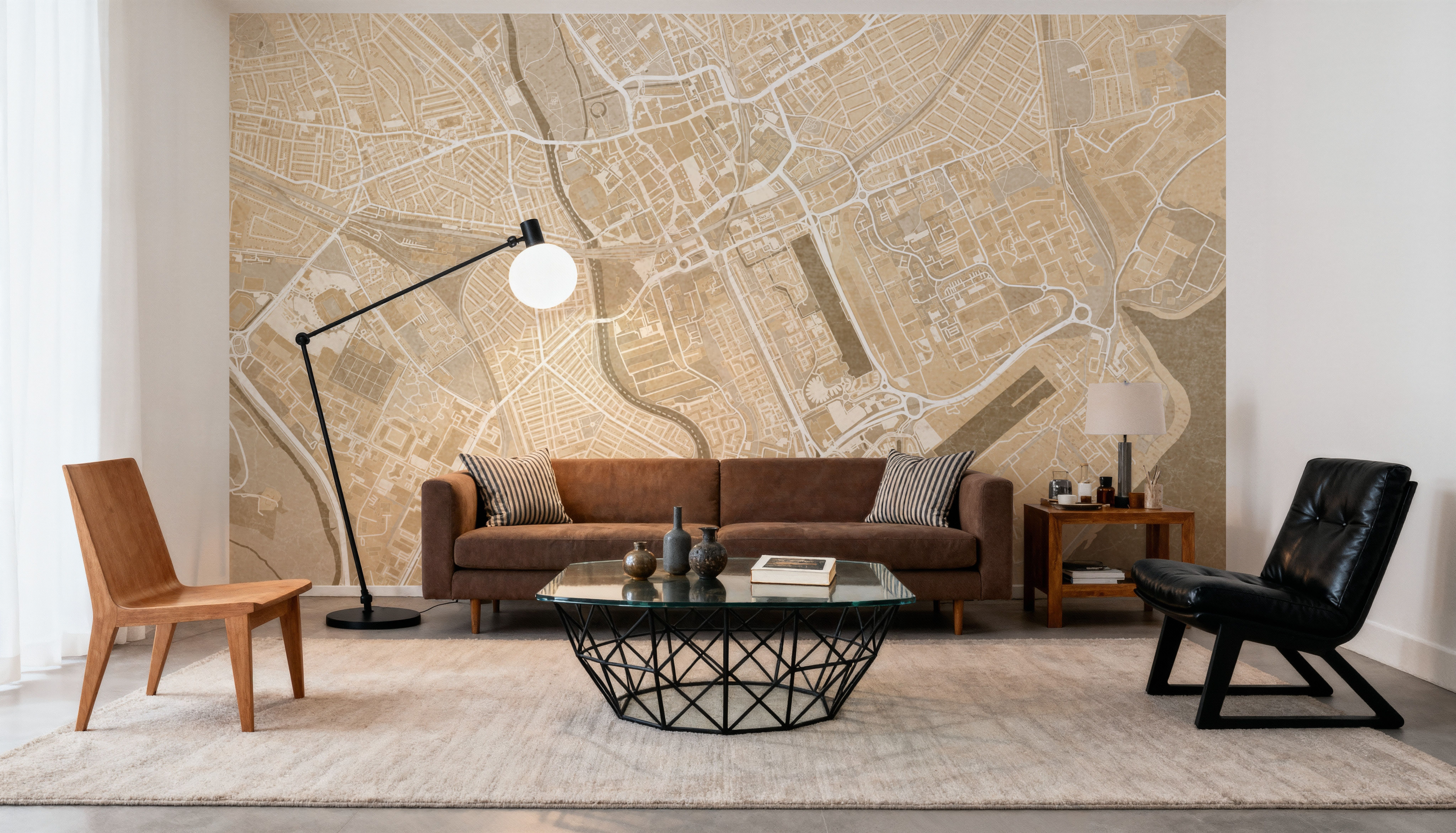 Cardiff City Ochre, Papel pintado