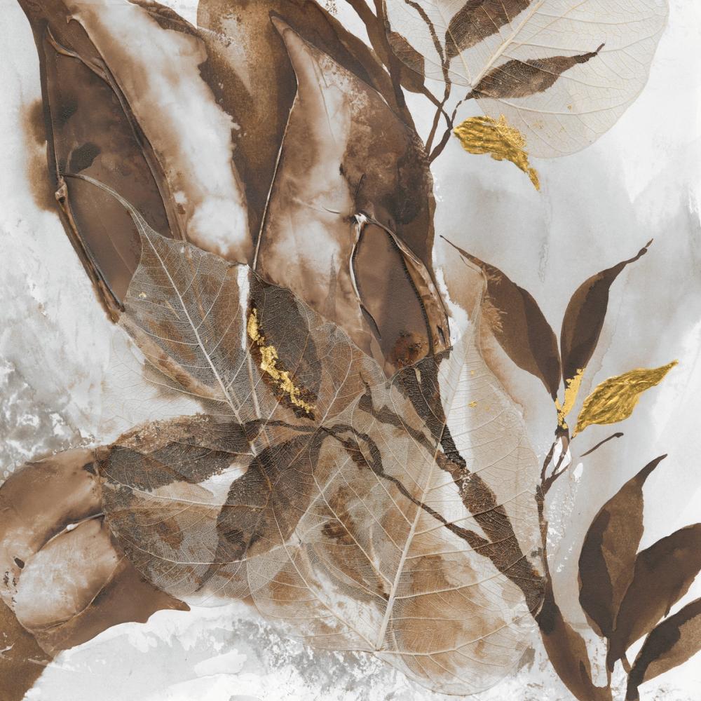 Gilded Leaf Collage II