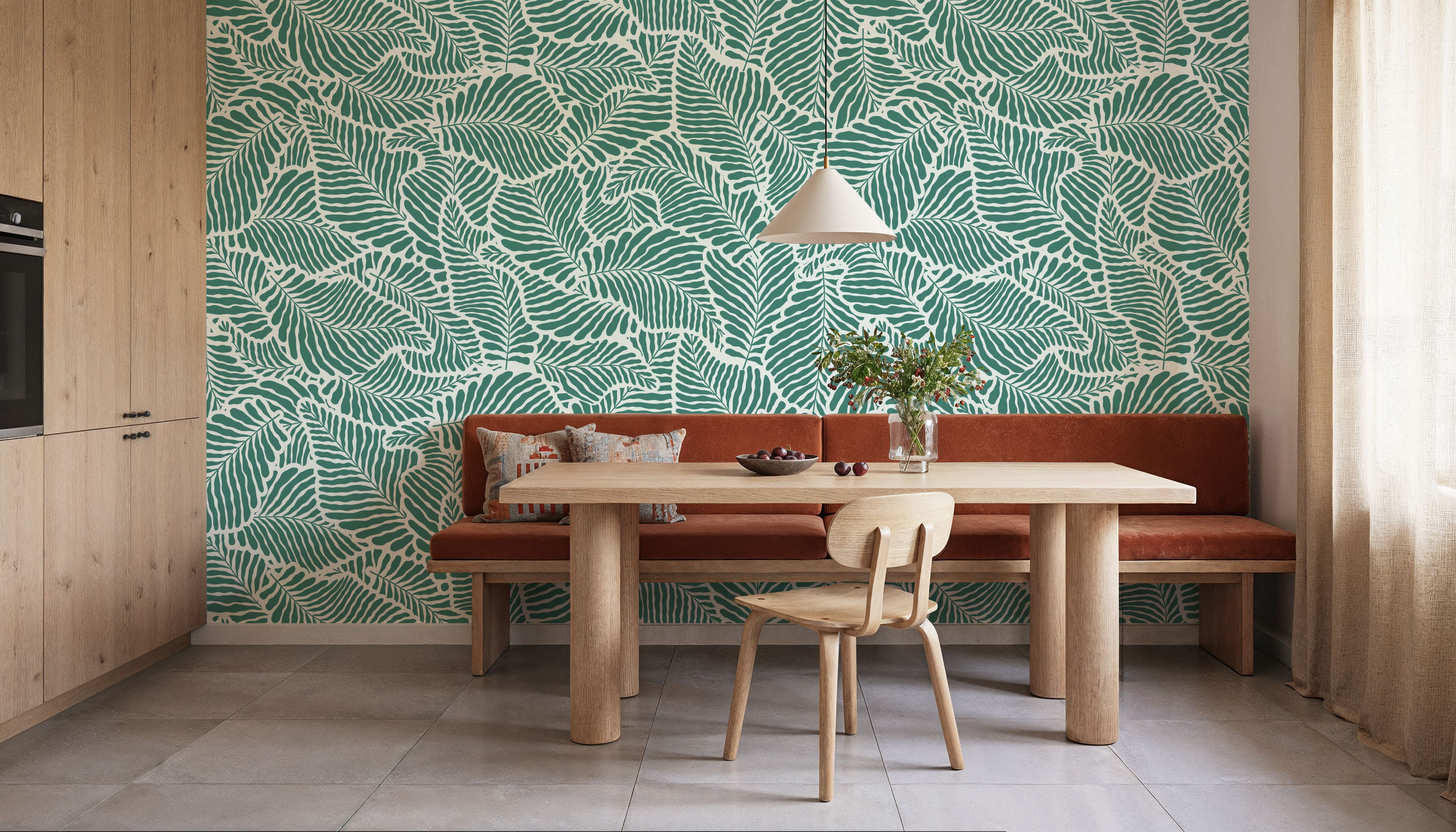 Fern Cut-Outs Pattern, Fresh Evergreen