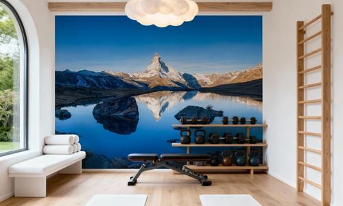 Matterhorn Reflections Blue
