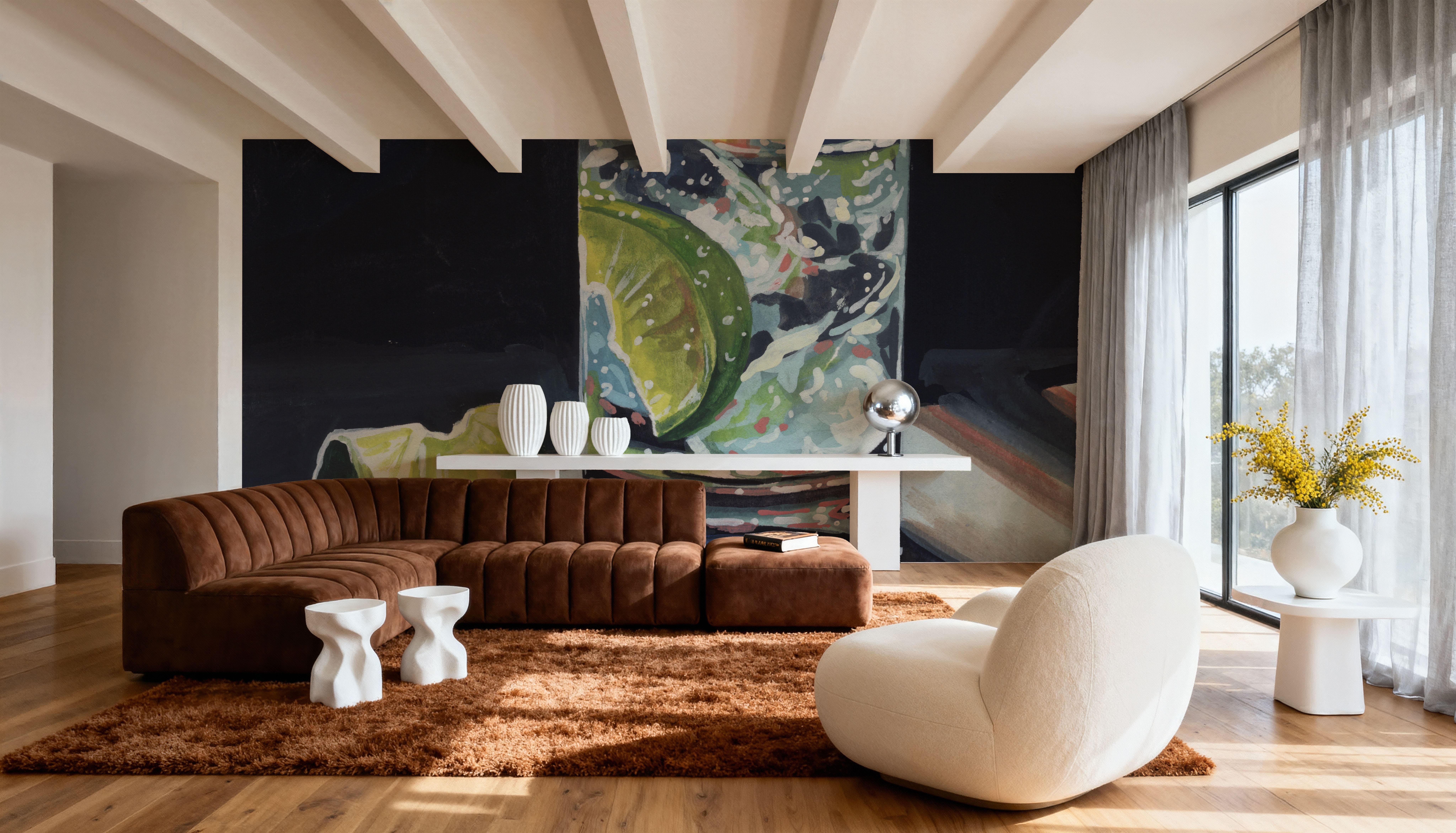 Light Reflecting Off a Cocktail