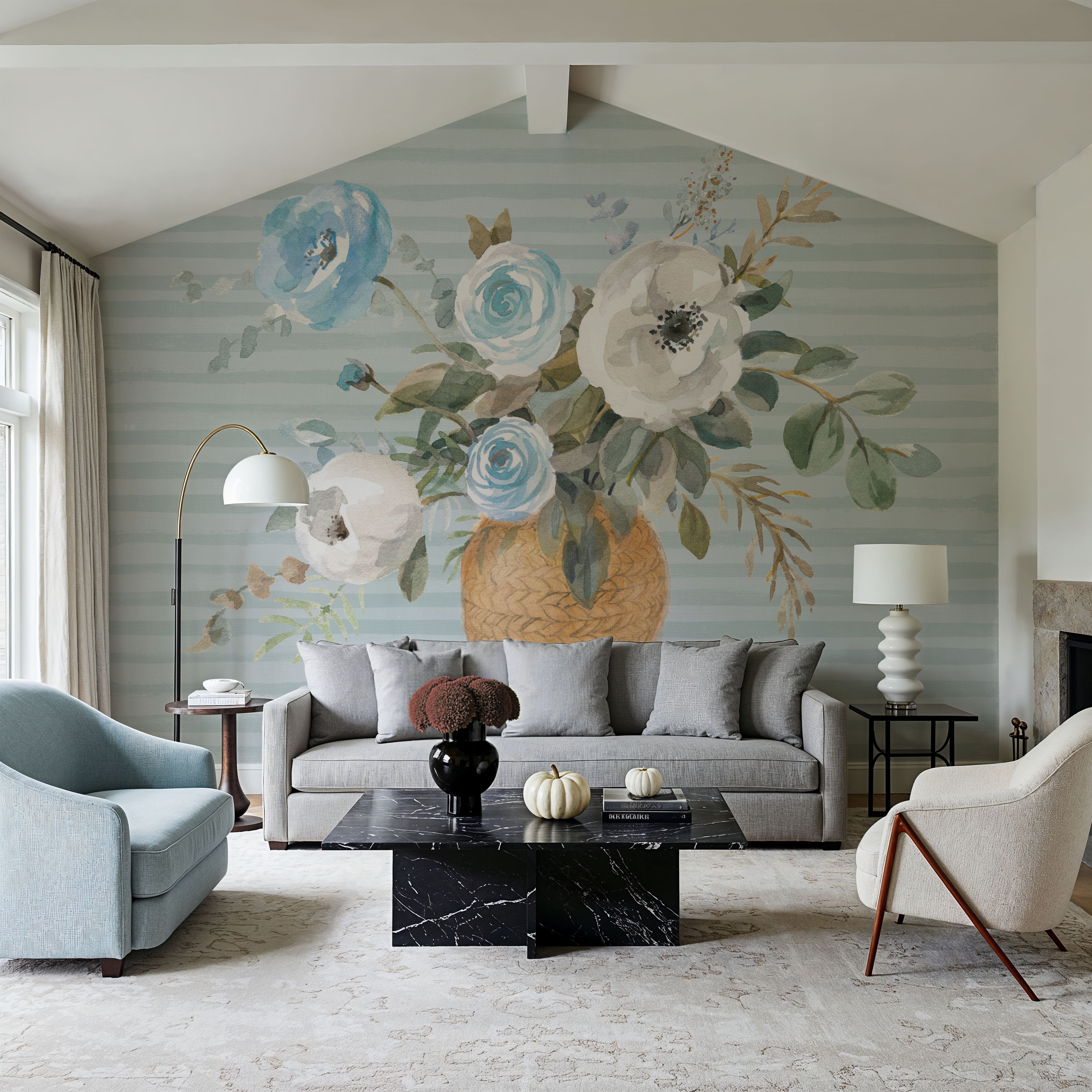 Baby Blue and Bouquet