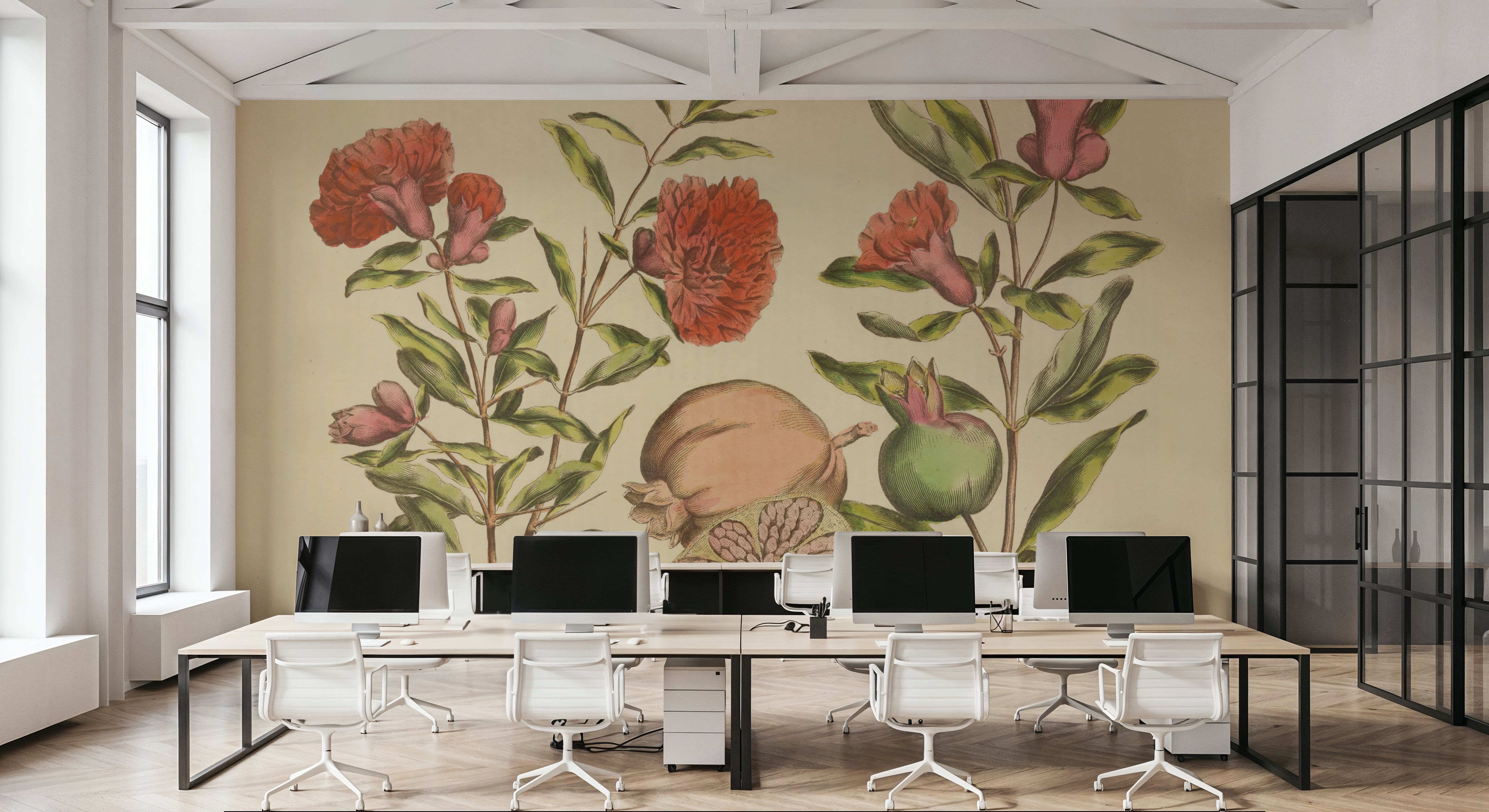 Herbal Botanical III, Wallpaper