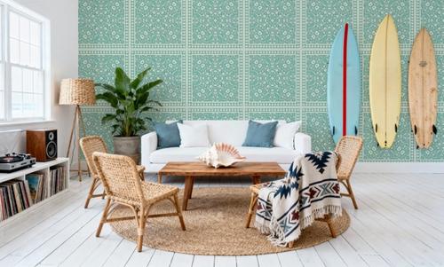 Mission Cement Tiles, Pistachio