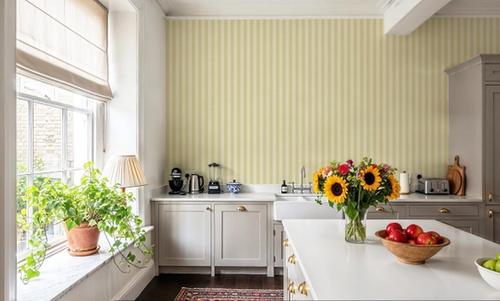 Ticking Awning Stripes, Butter