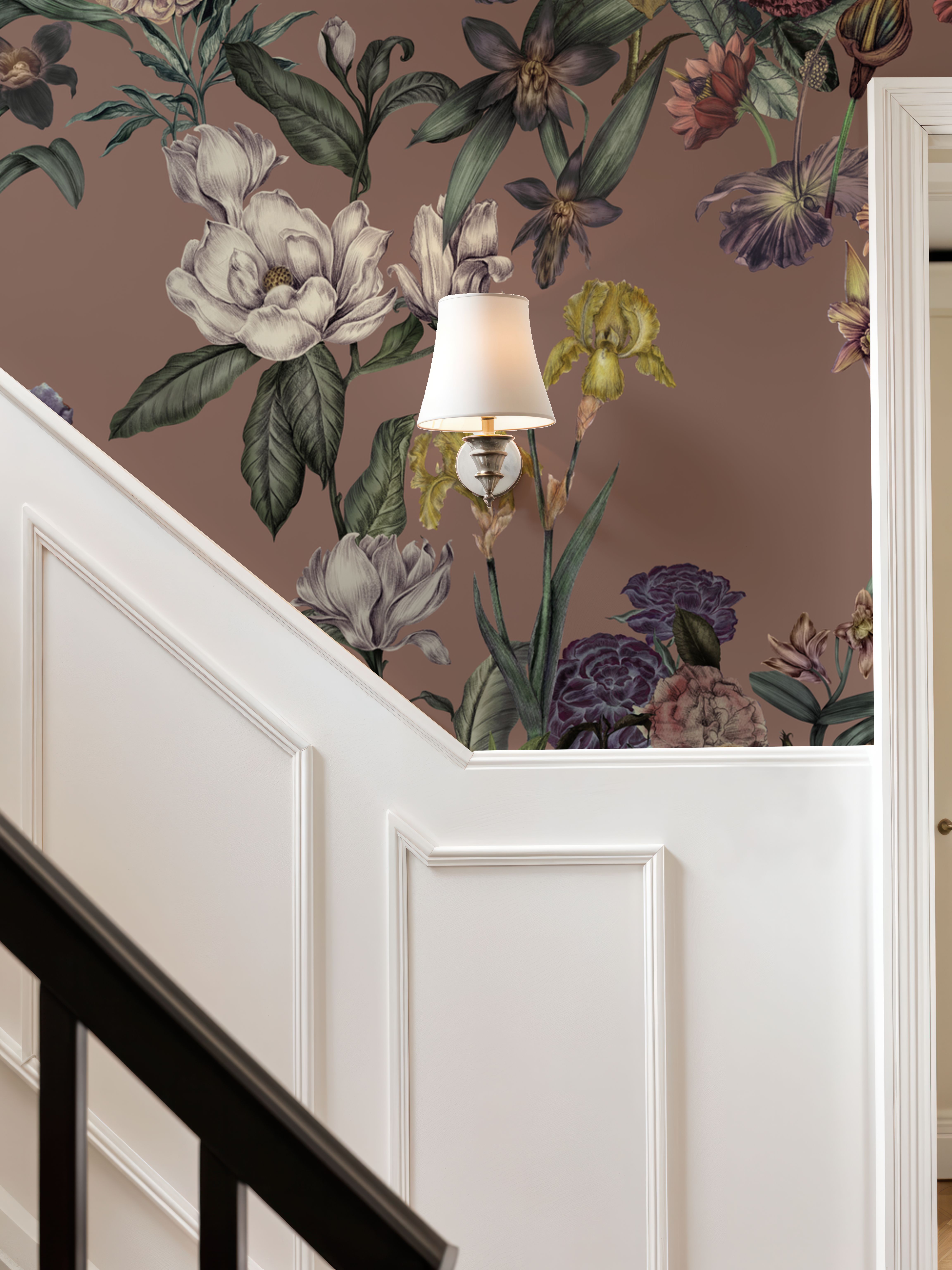 Floral Gaze, Peach Mocha