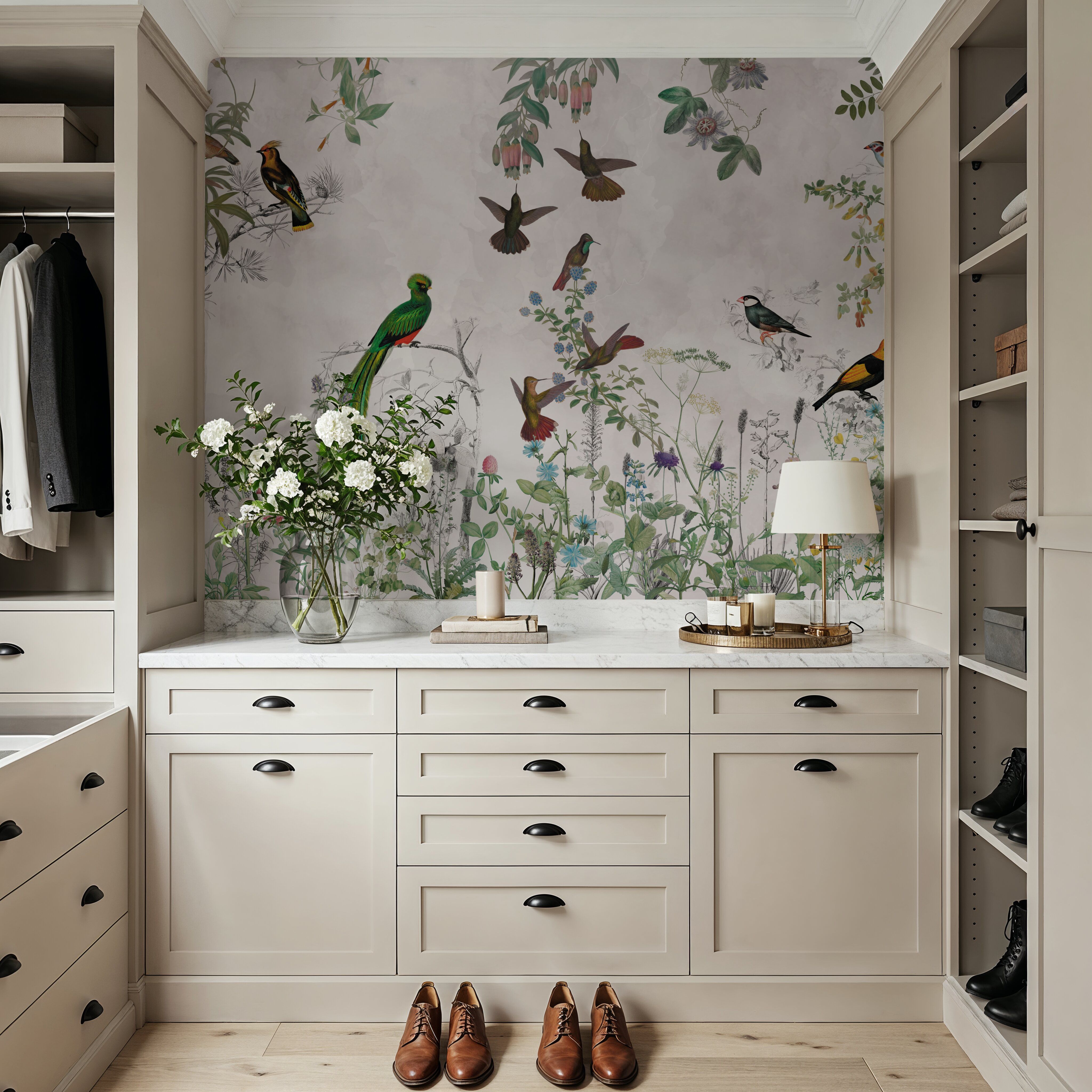 Fields of Birds and Flowers