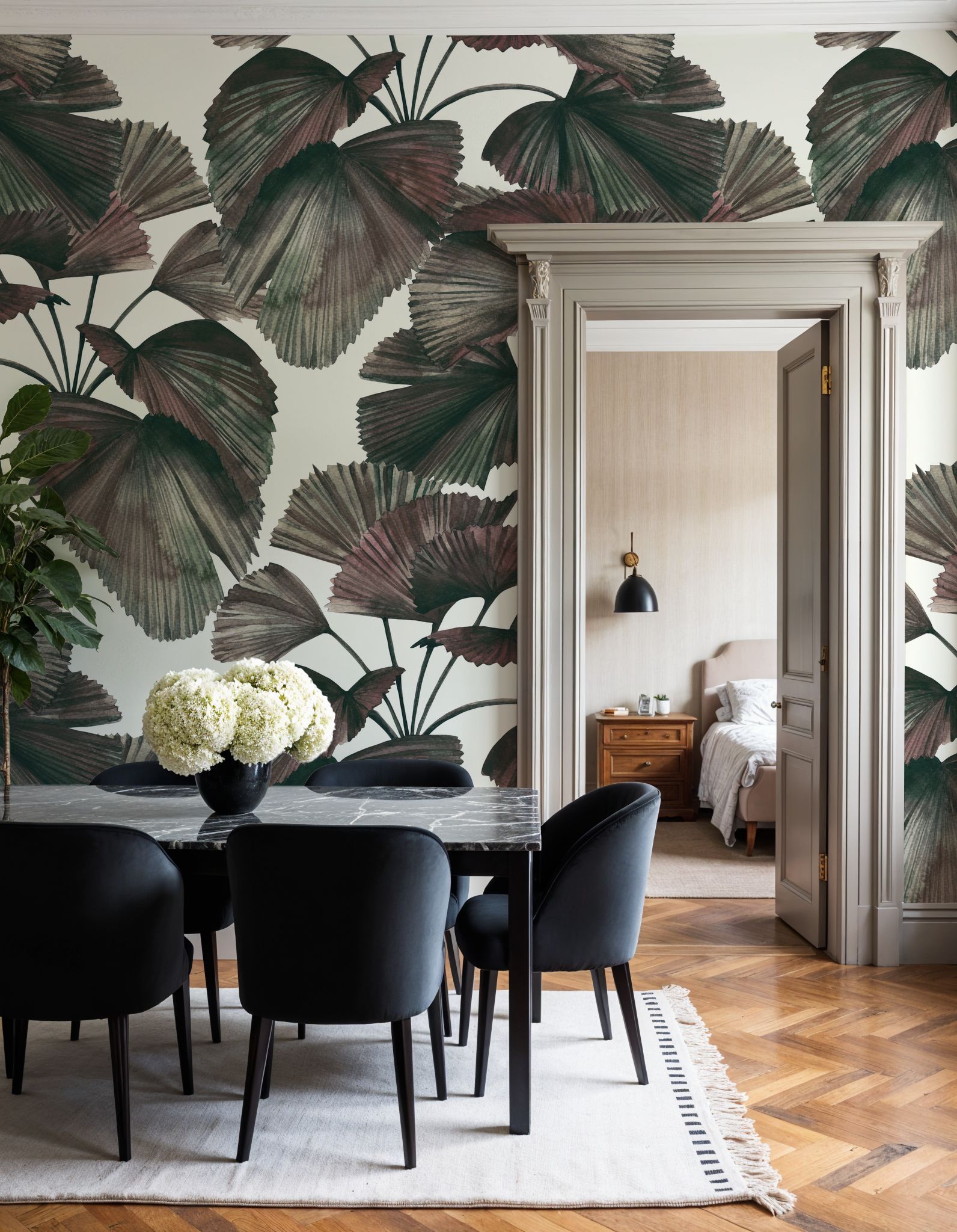Ribbed Palm Fronds