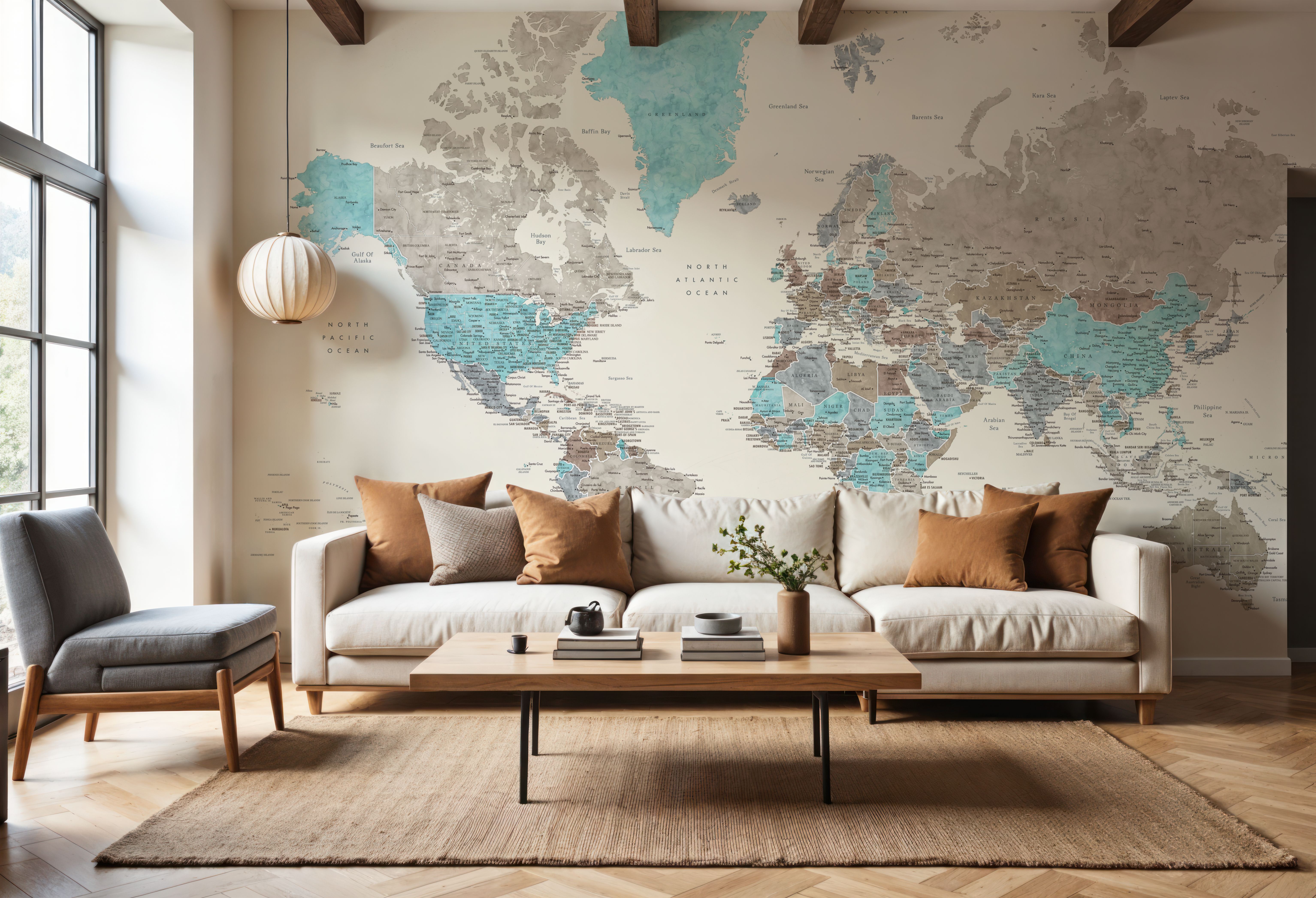 World Map Cities - Romi