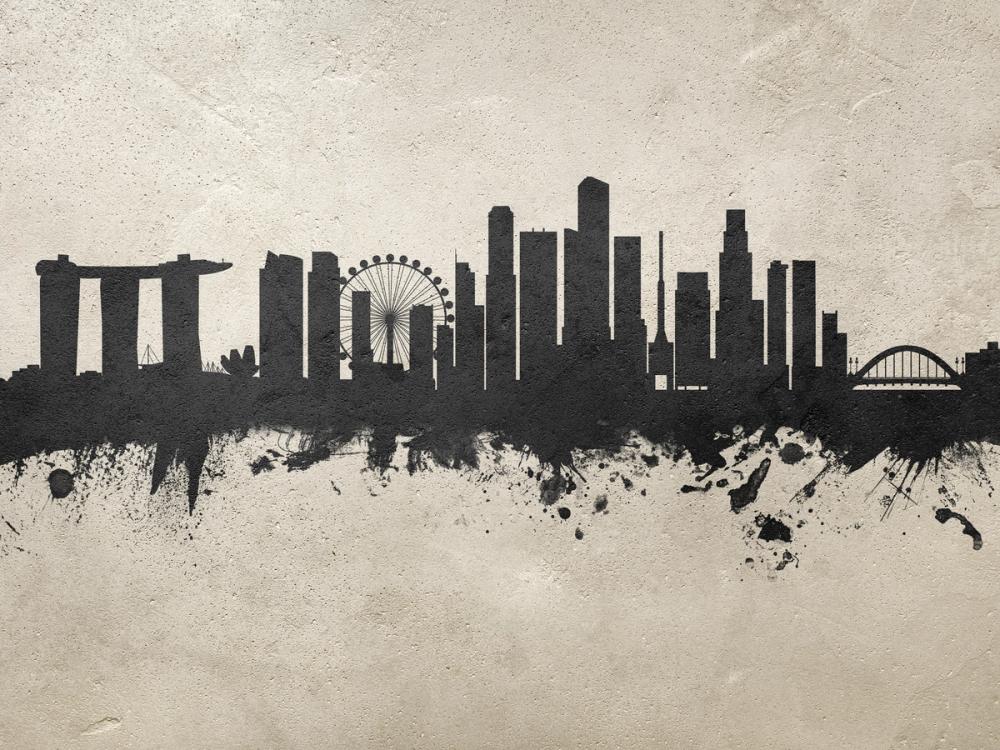 Singapore Skyline Concrete