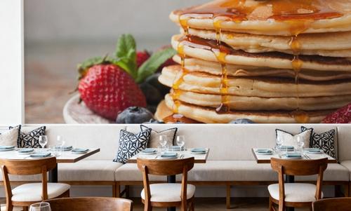 Stack of Pancakes with Syrup
