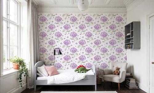 Hydrangea in The Air, Purple