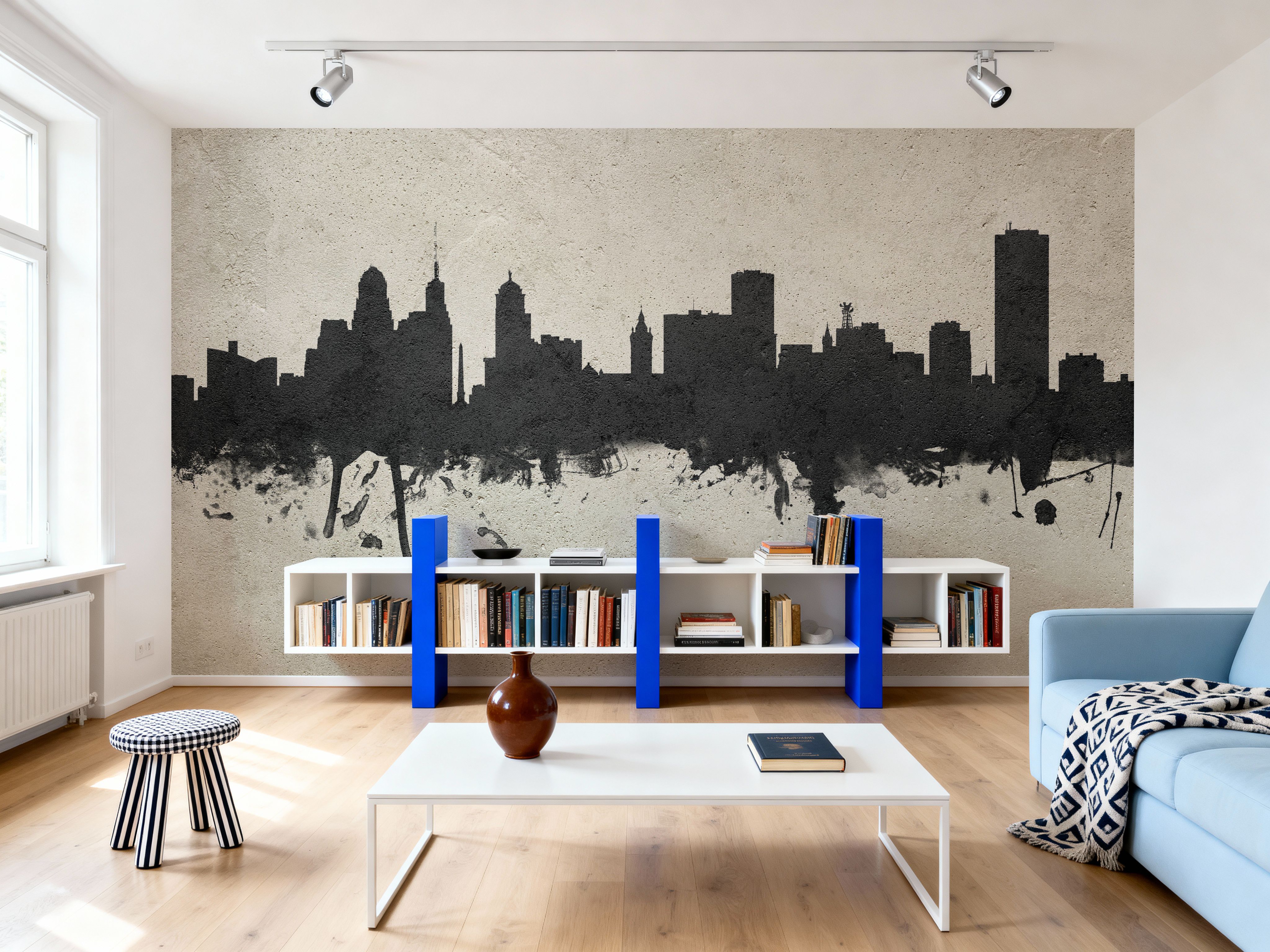 Buffalo New York Skyline Concrete