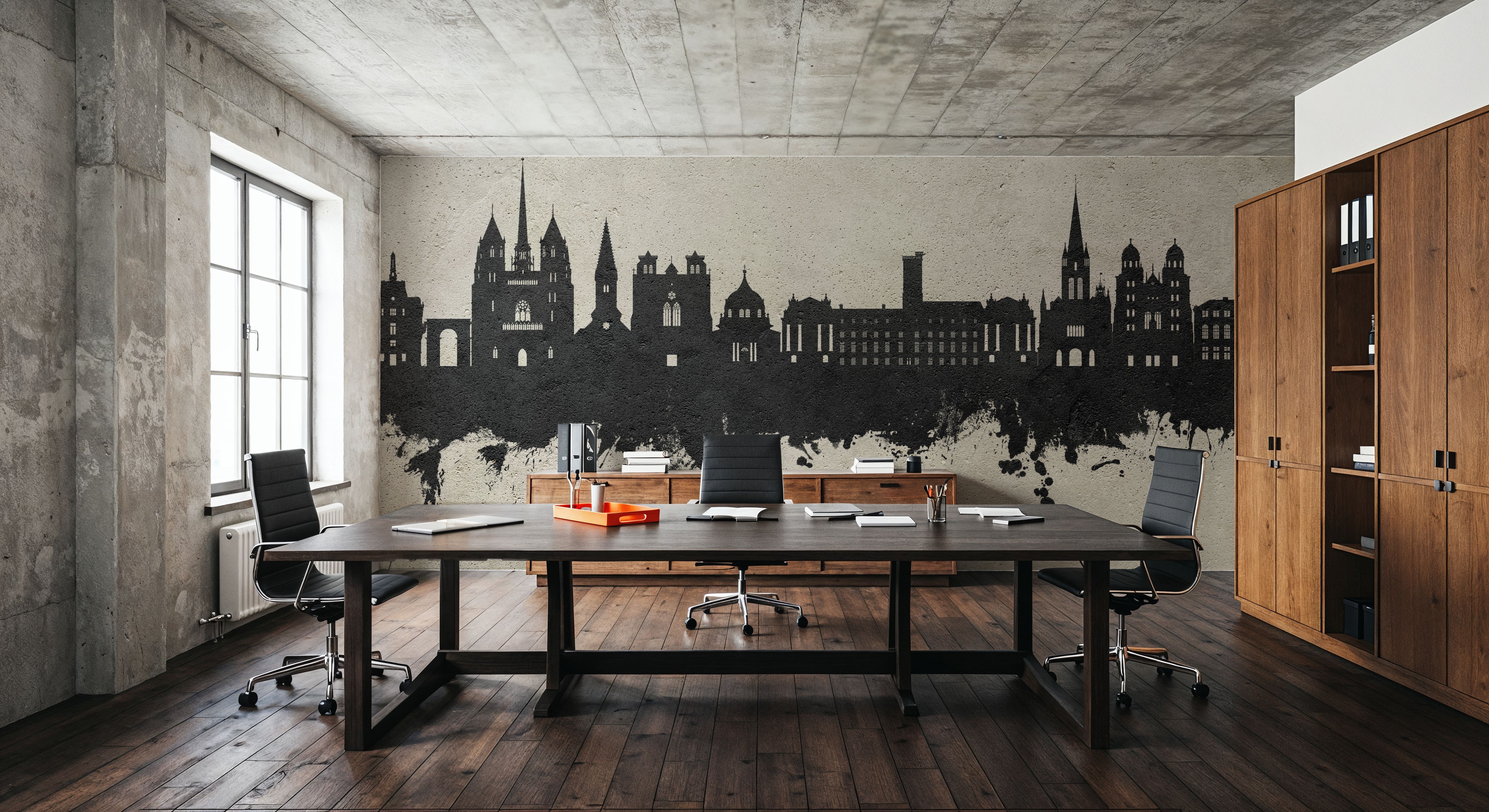 Dijon France Skyline Concrete