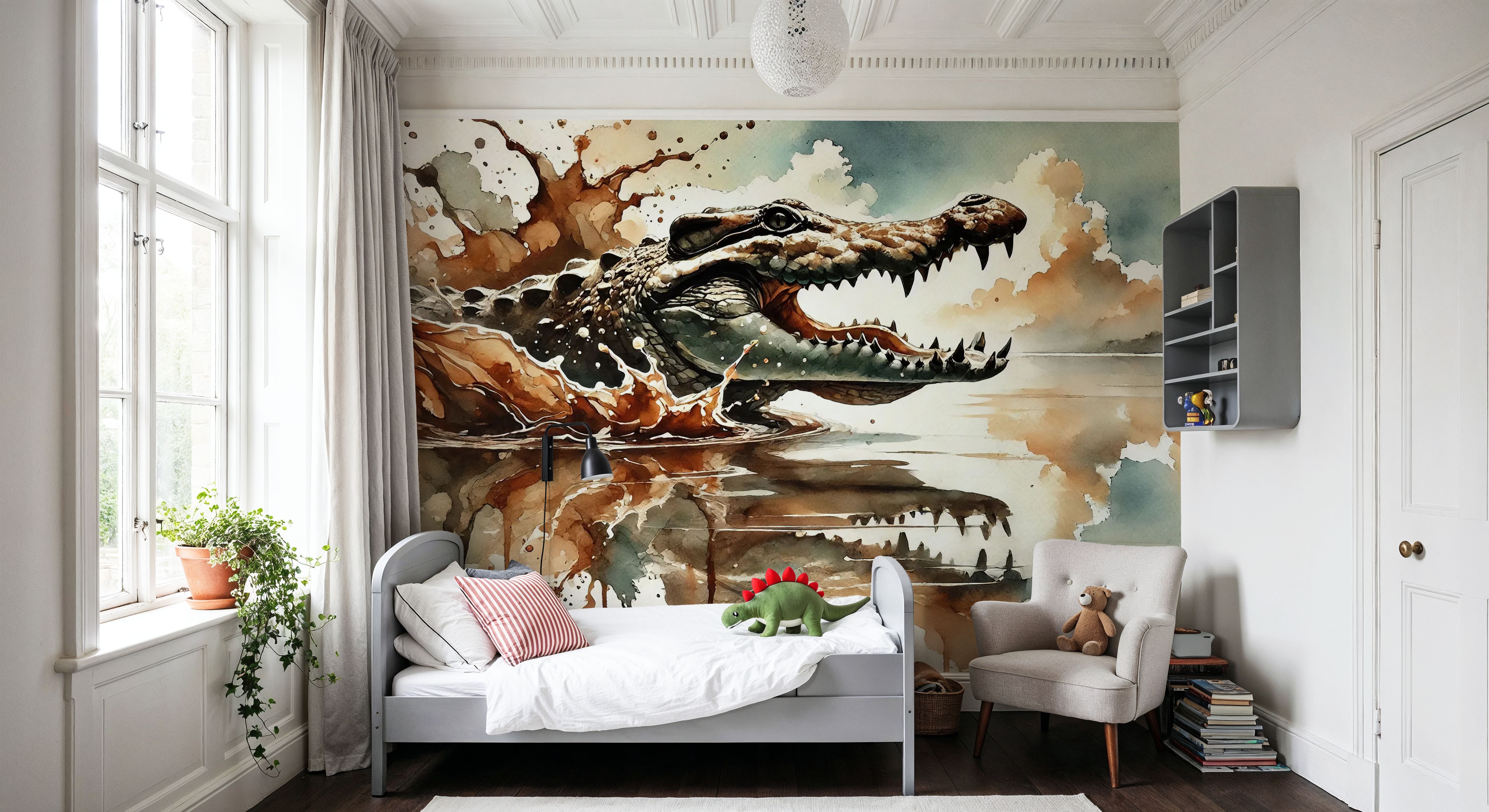 Fierce Crocodile Splash