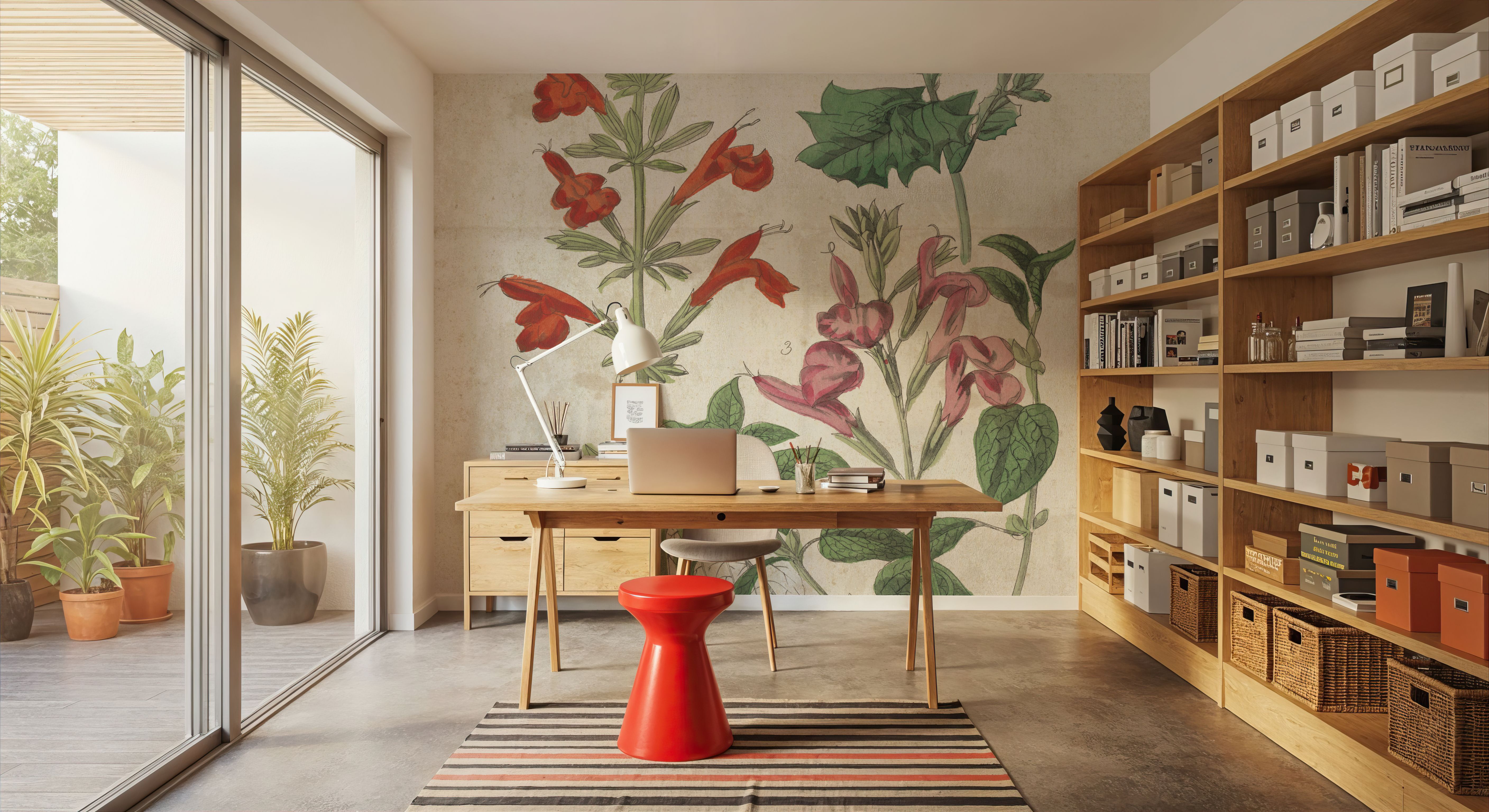 Salvia Florals Vintage I, Papier peint