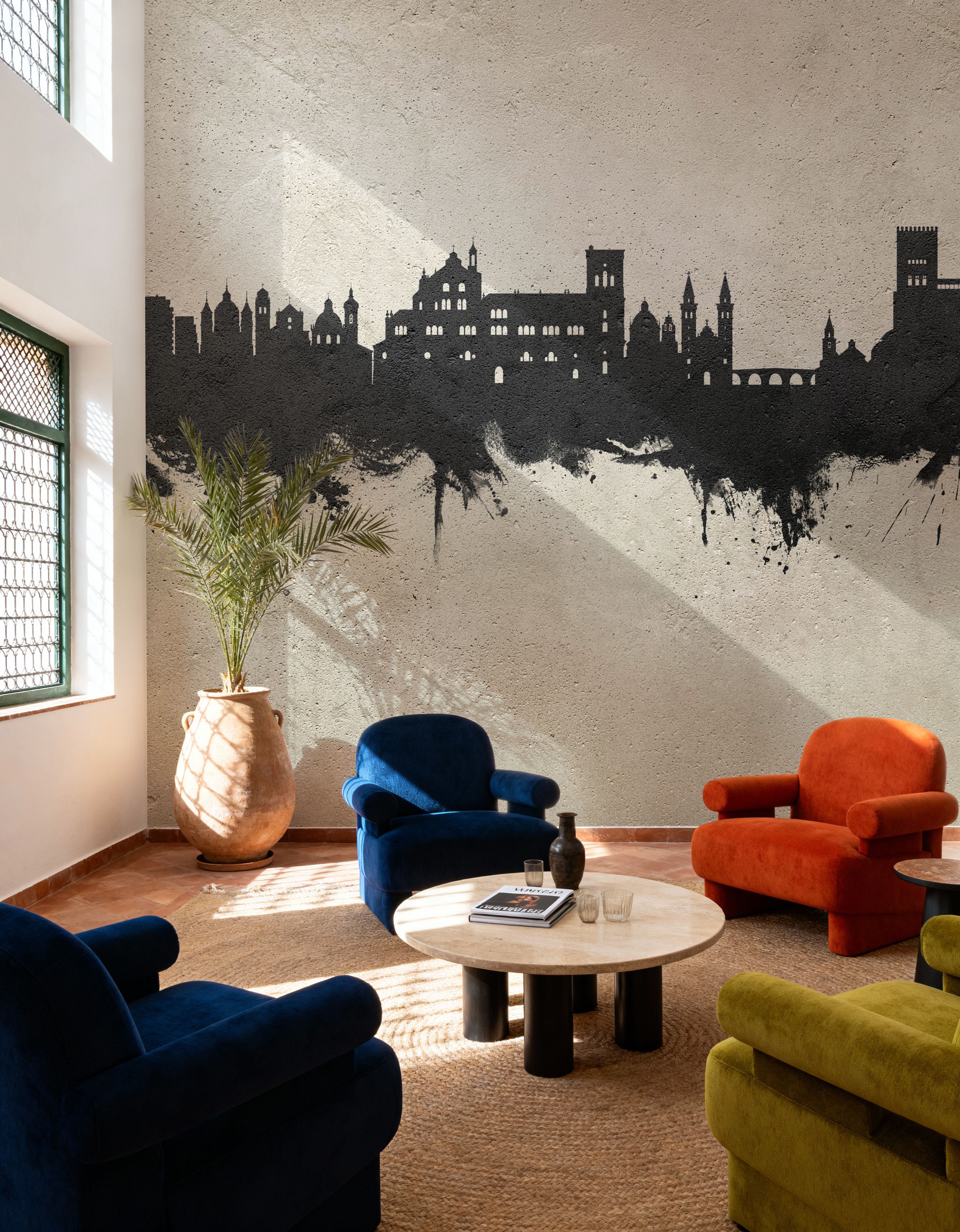 Granada Spain Skyline Concrete