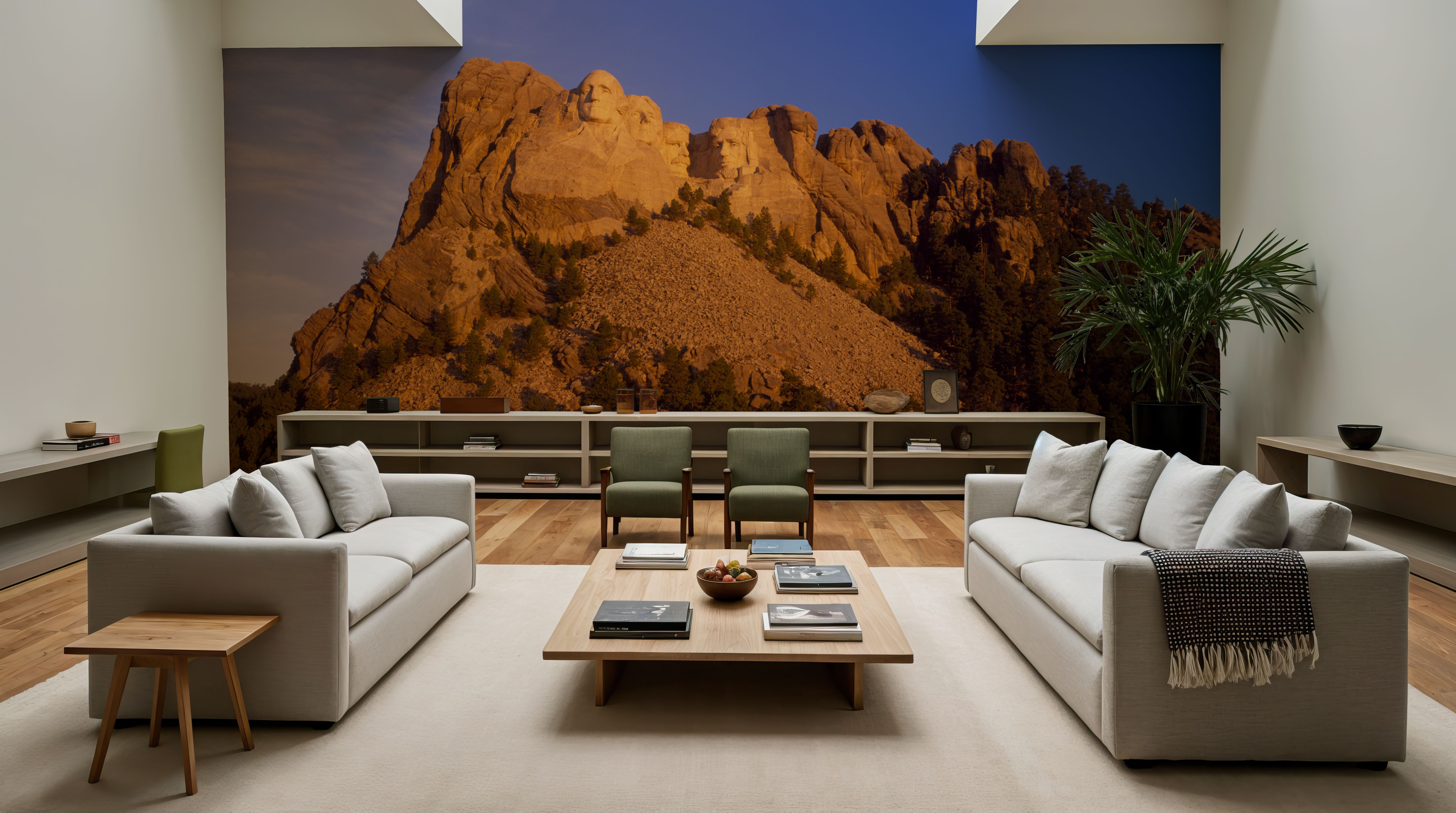 Low Angle Mount Rushmore