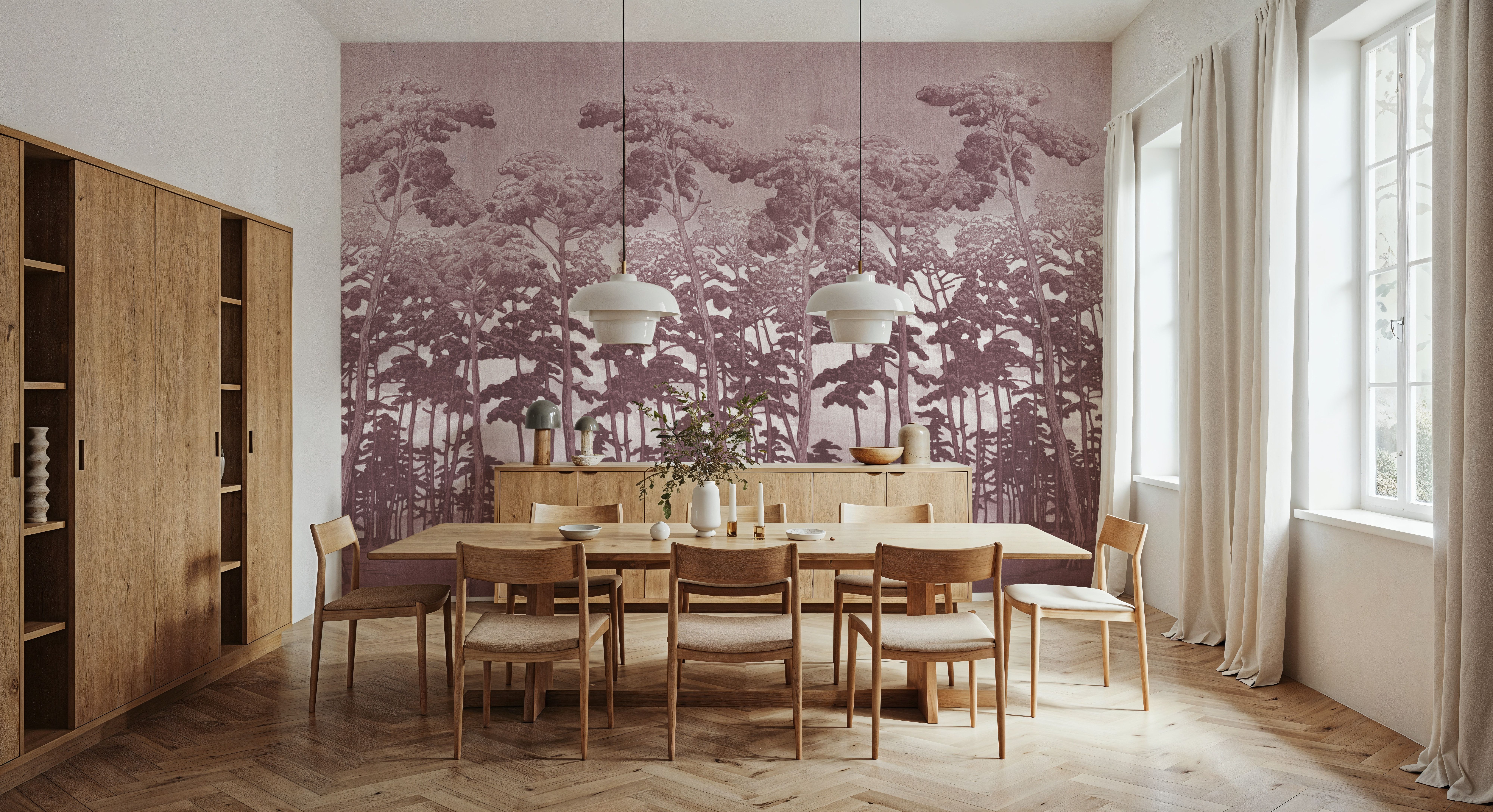 Tranquil Pinescape, Dusty Wine
