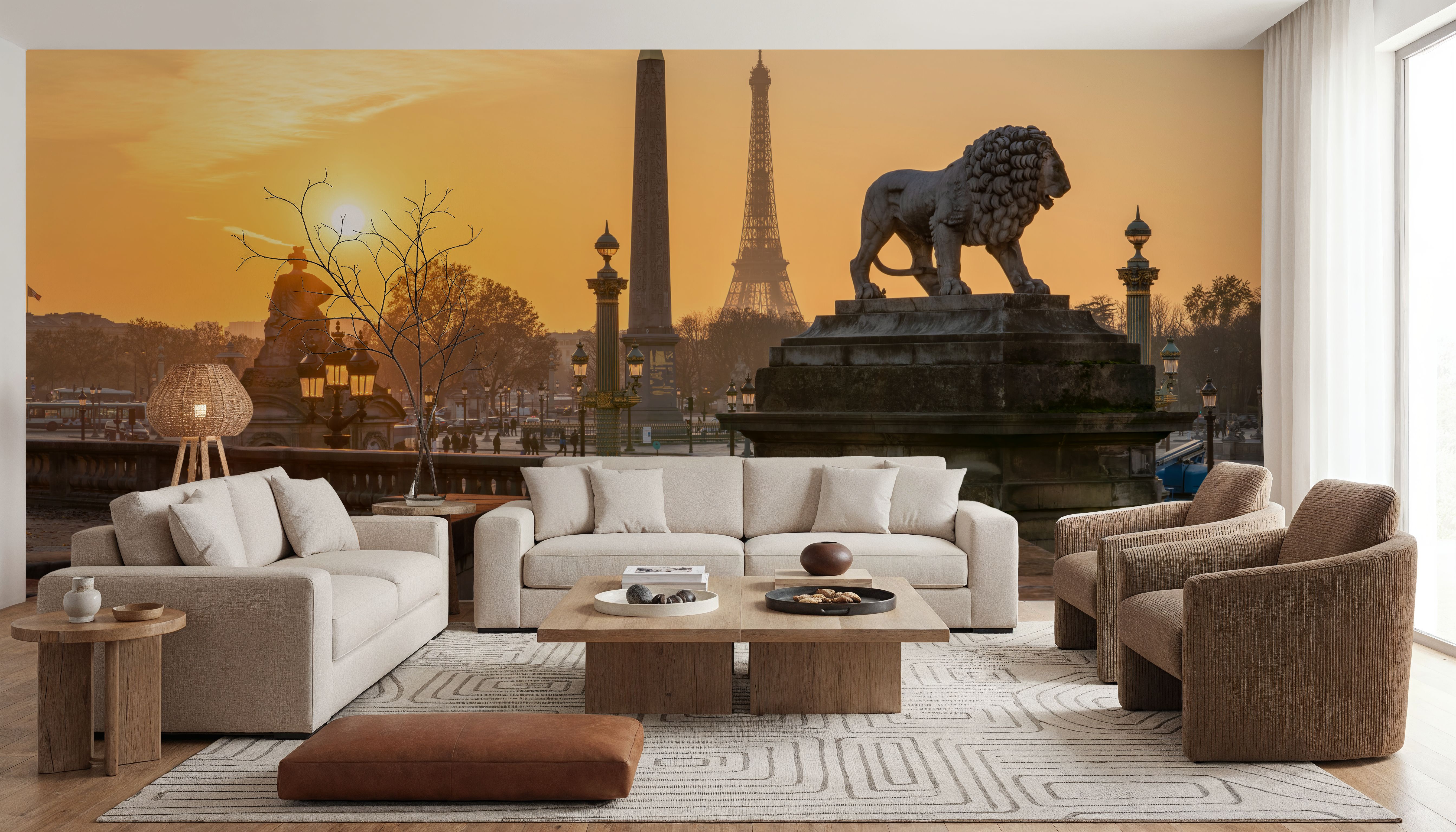 Place de la Concorde at Sunset