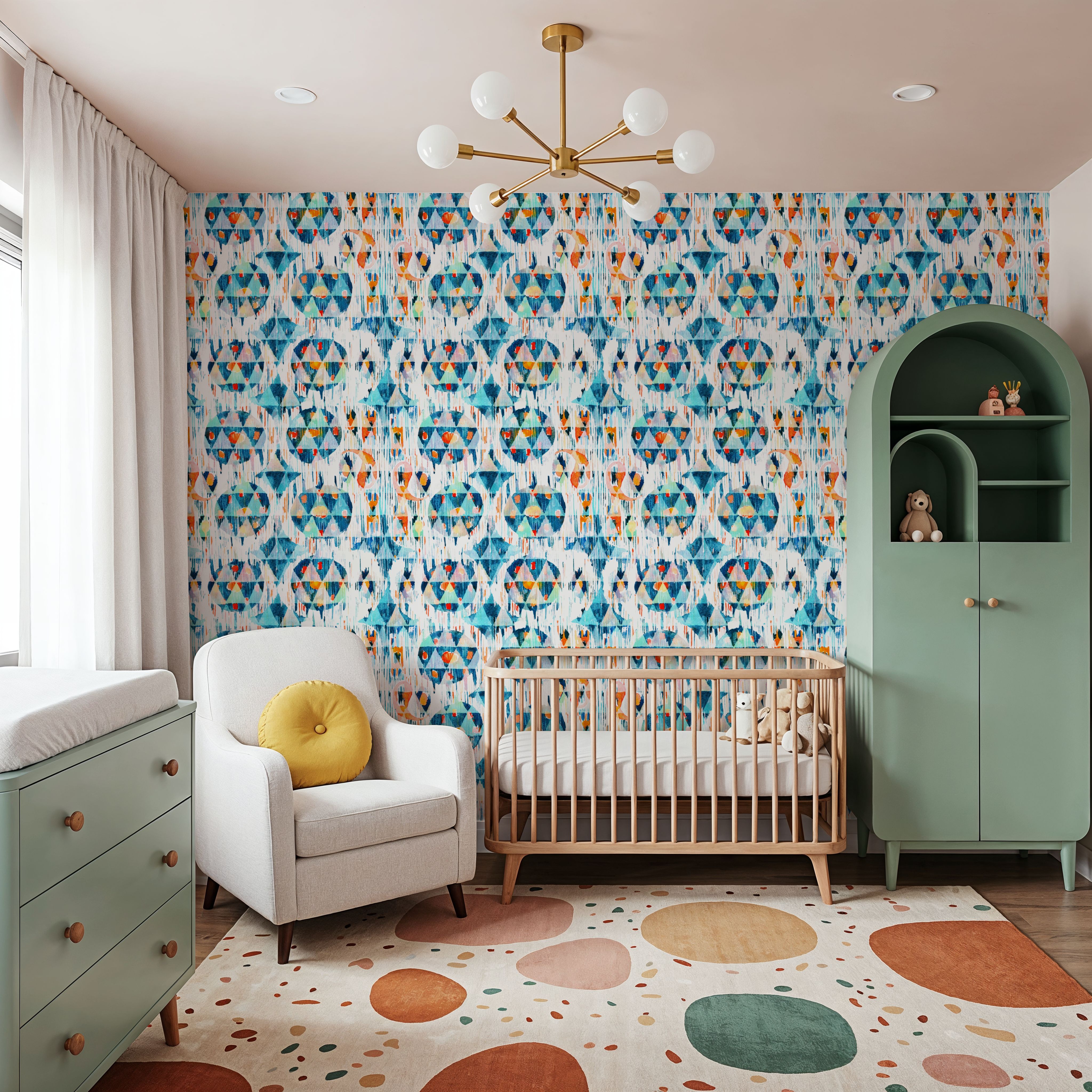 Happy Blue Ikat
