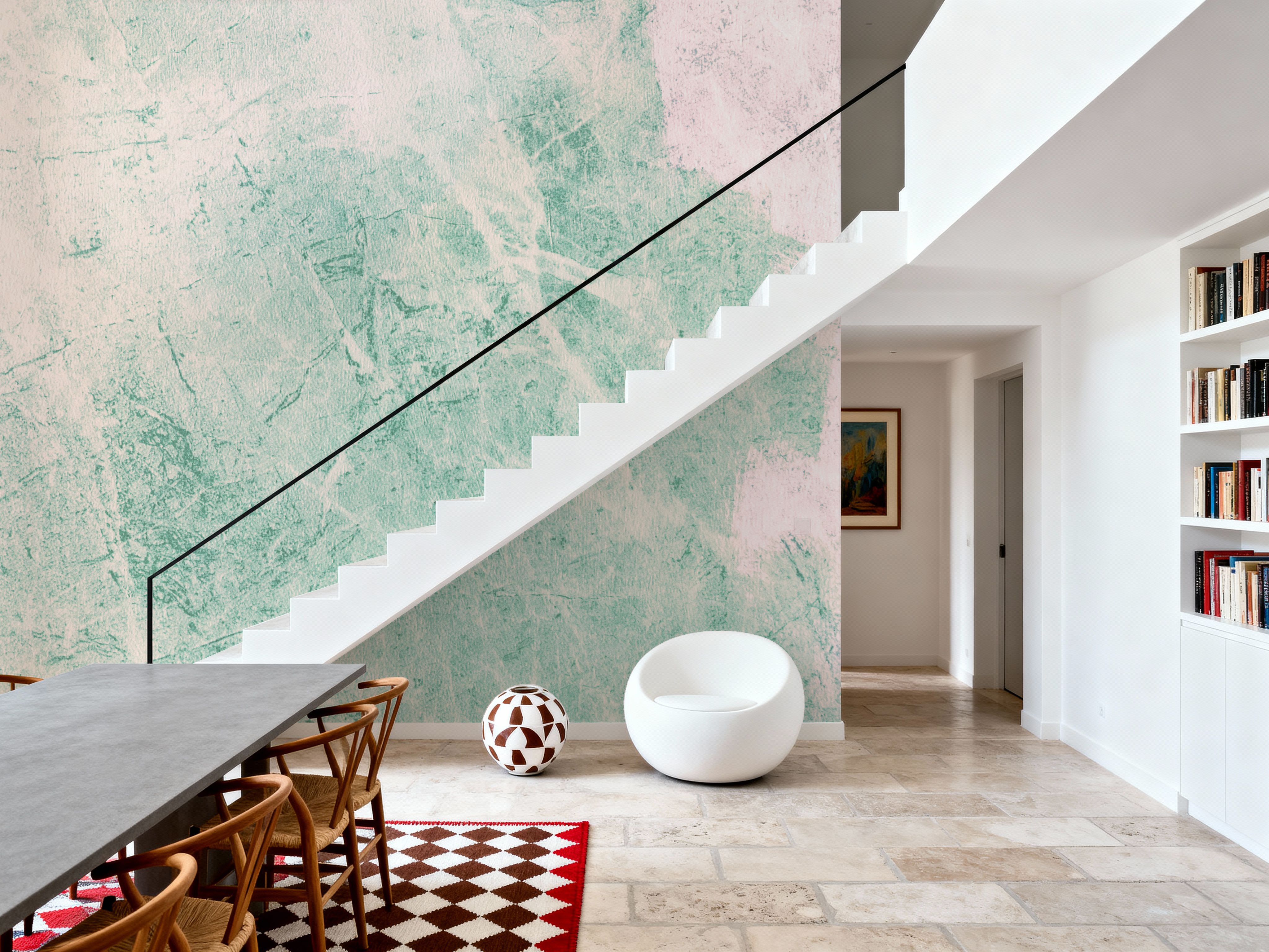 Washed Green Marble