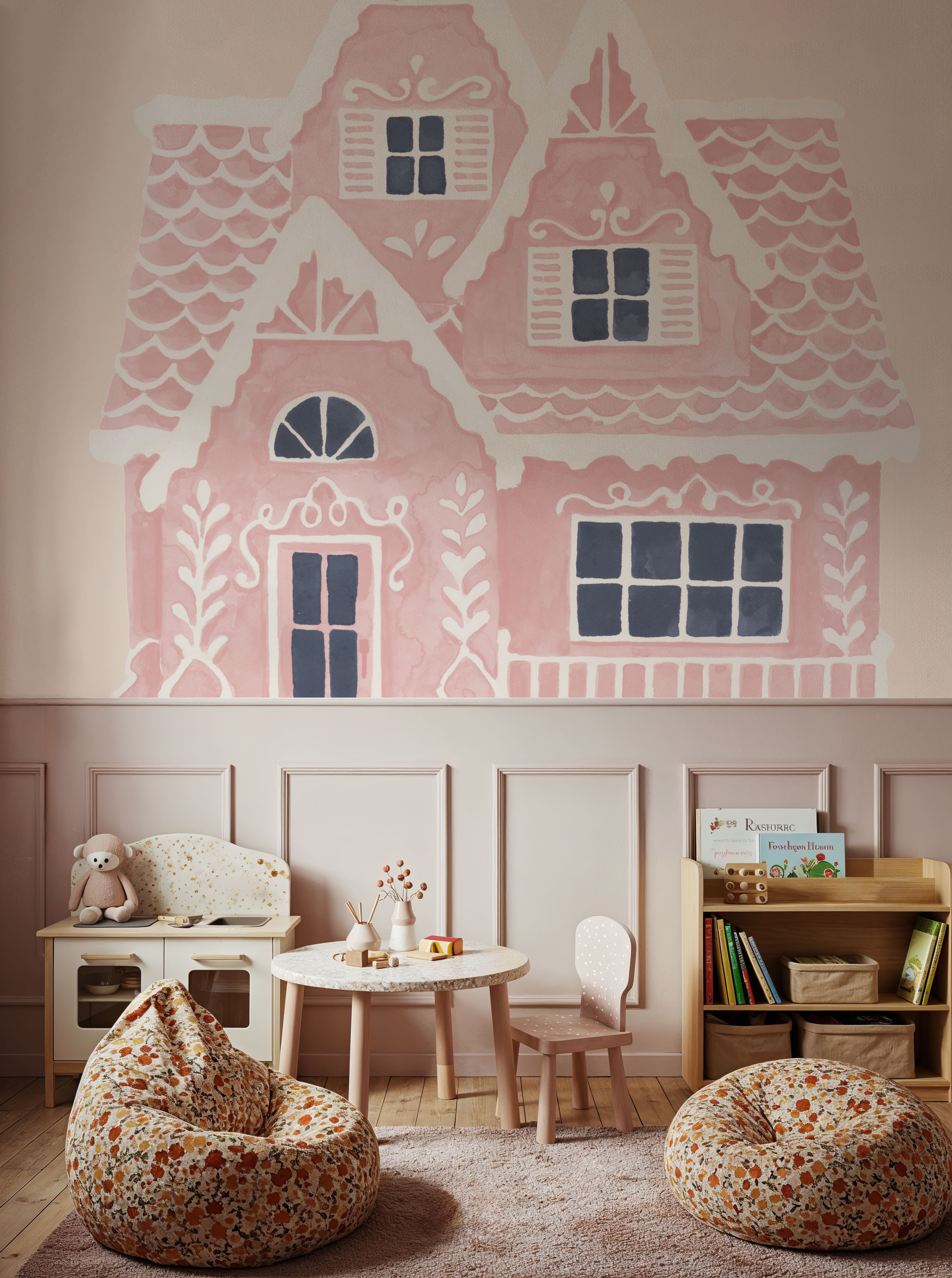 Gingerbread Dream House II Pink