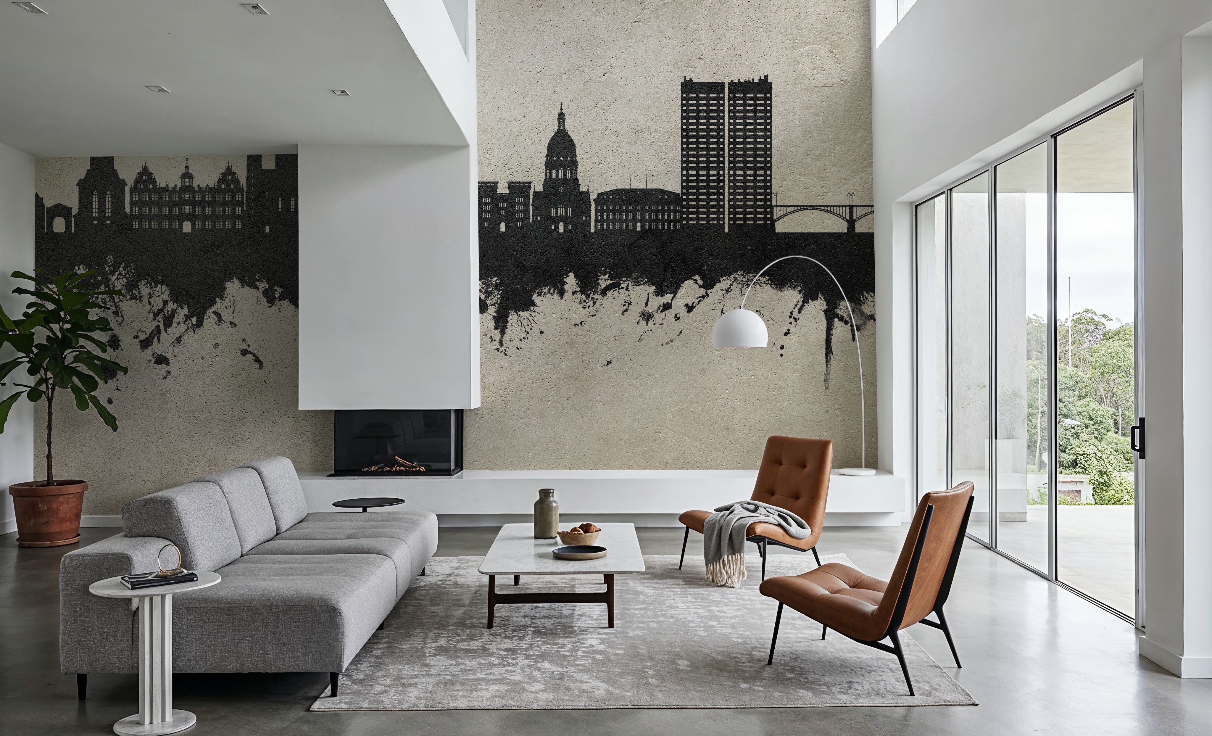 Mainz Germany Skyline Concrete