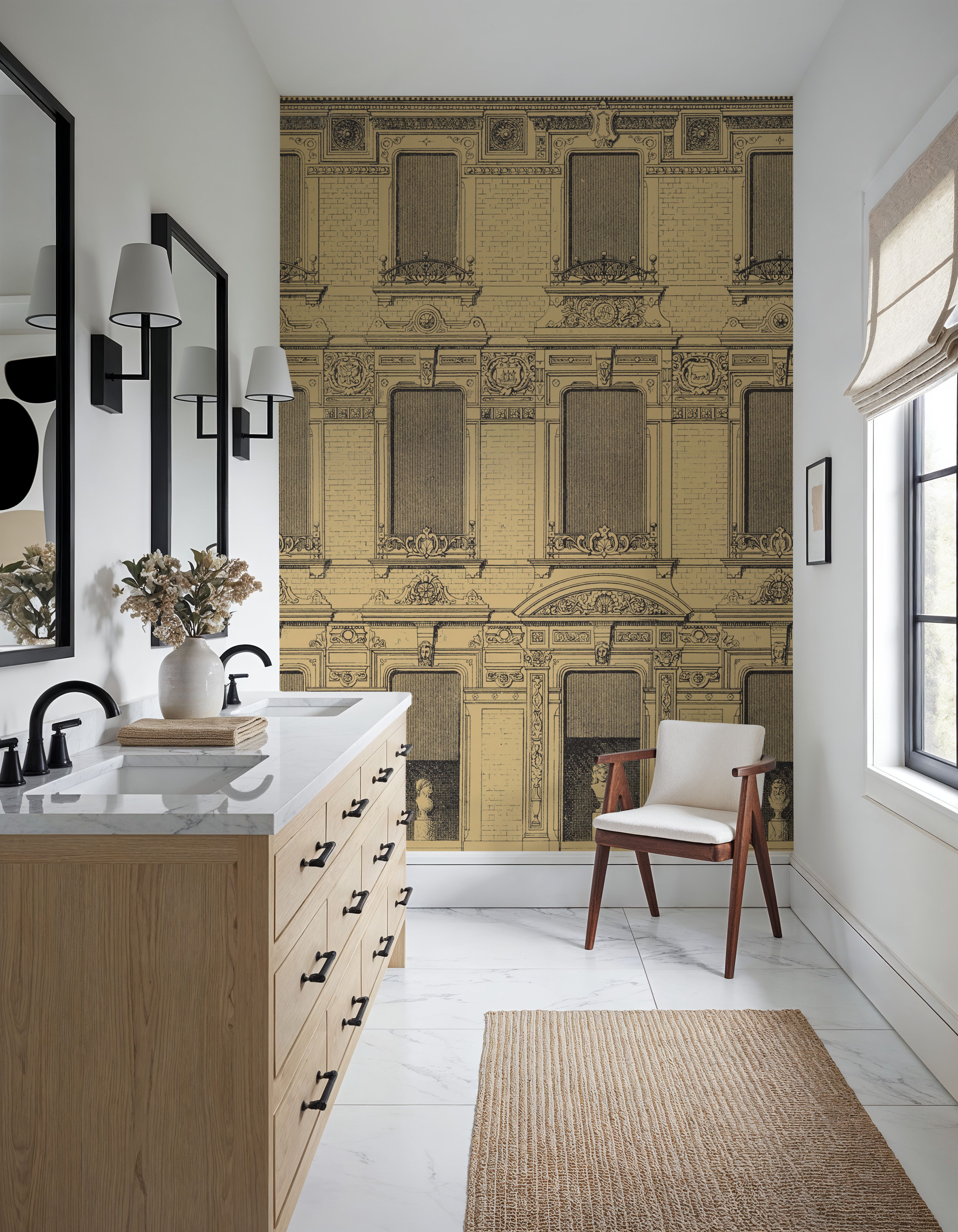 Vintage Facade, Yellow