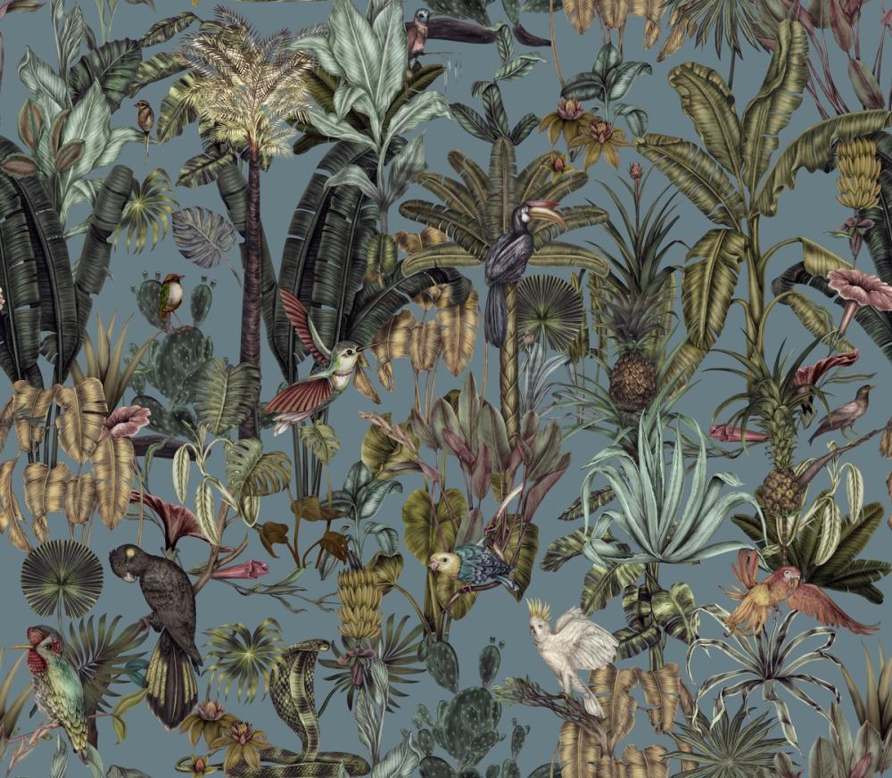 Tropical Wonderland, French Blue