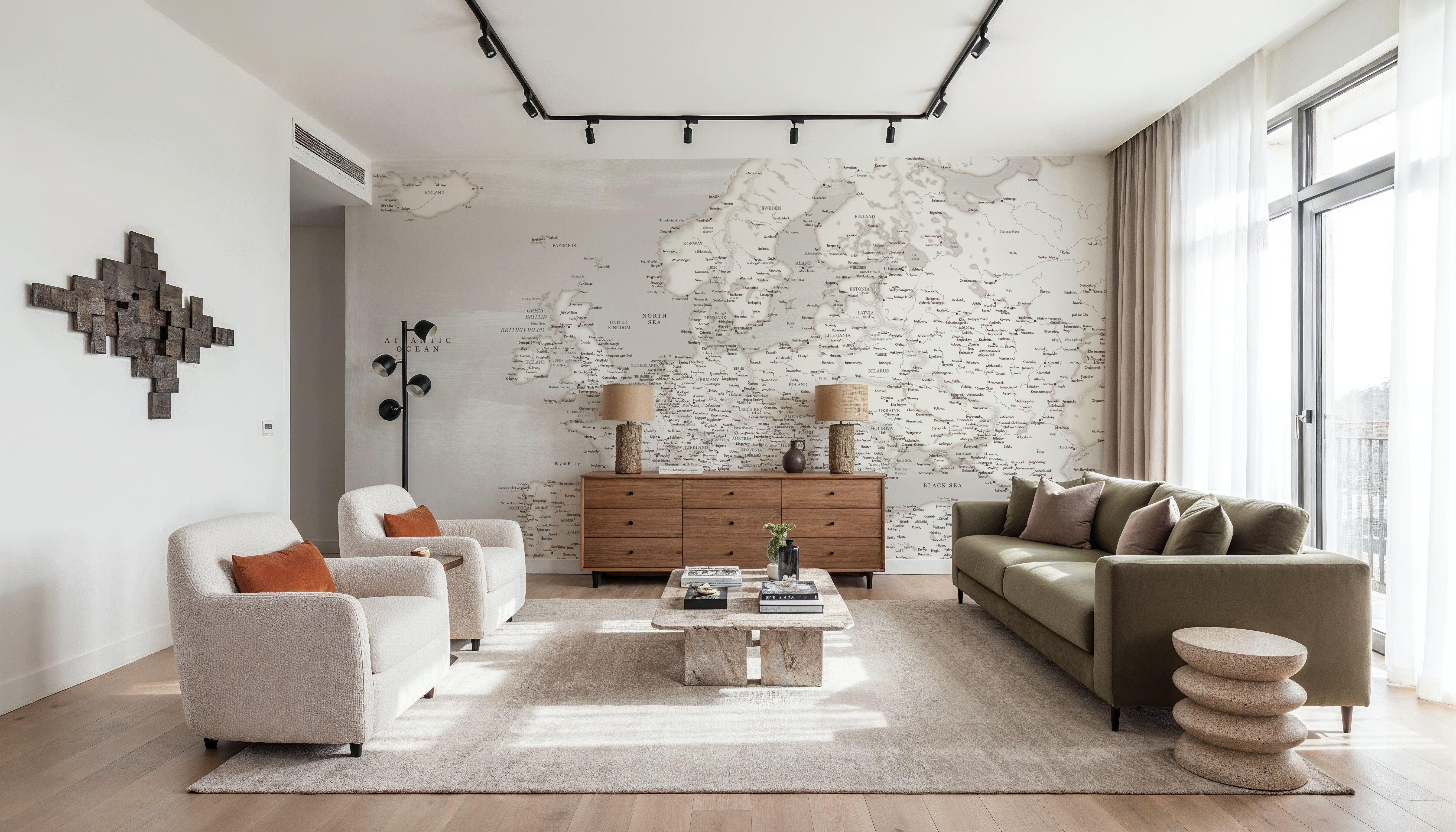 Europe Map Detailed - Lysander