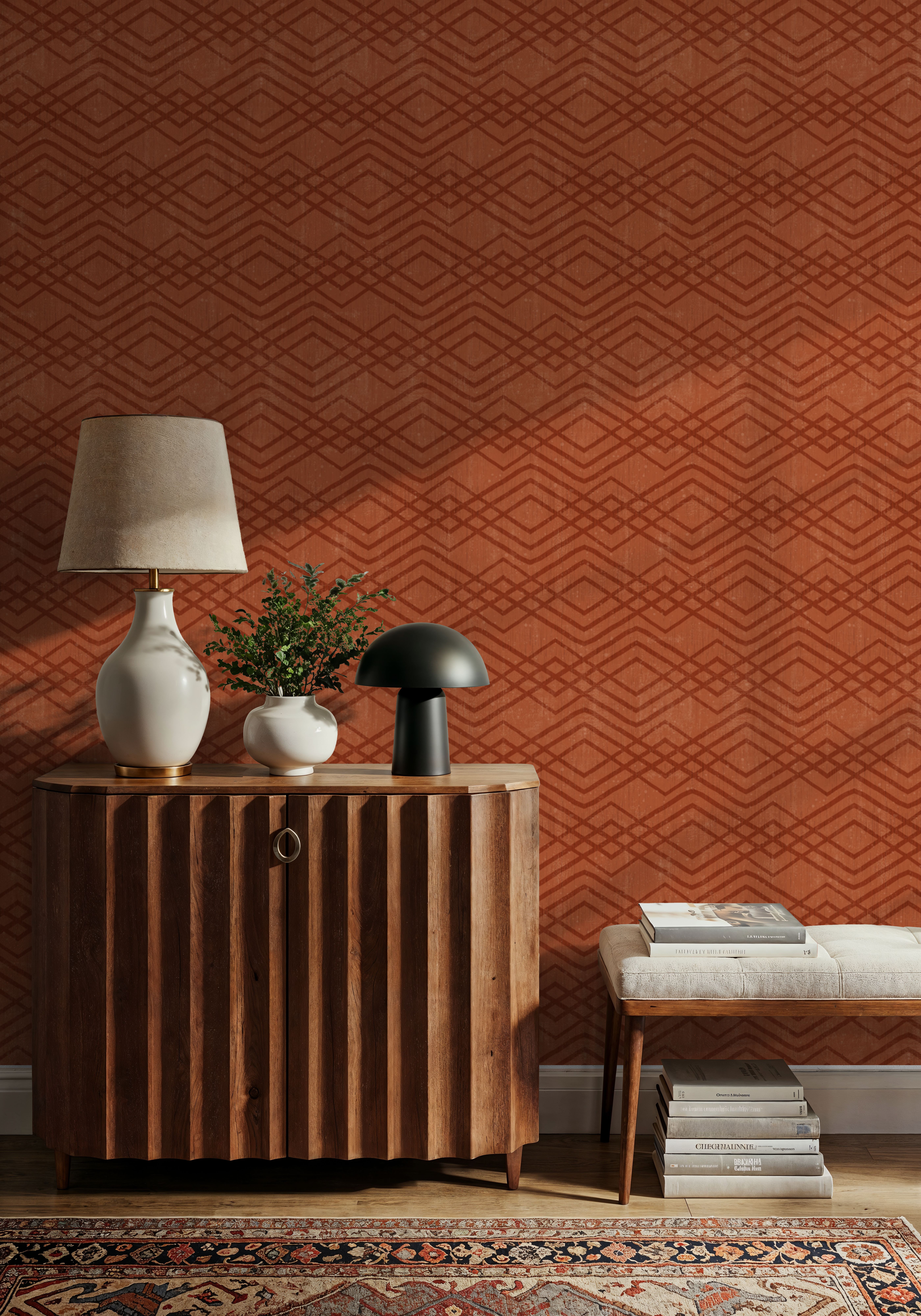 Woodland Waves Brown