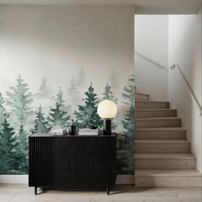 Juniper Treetops, Watercolor