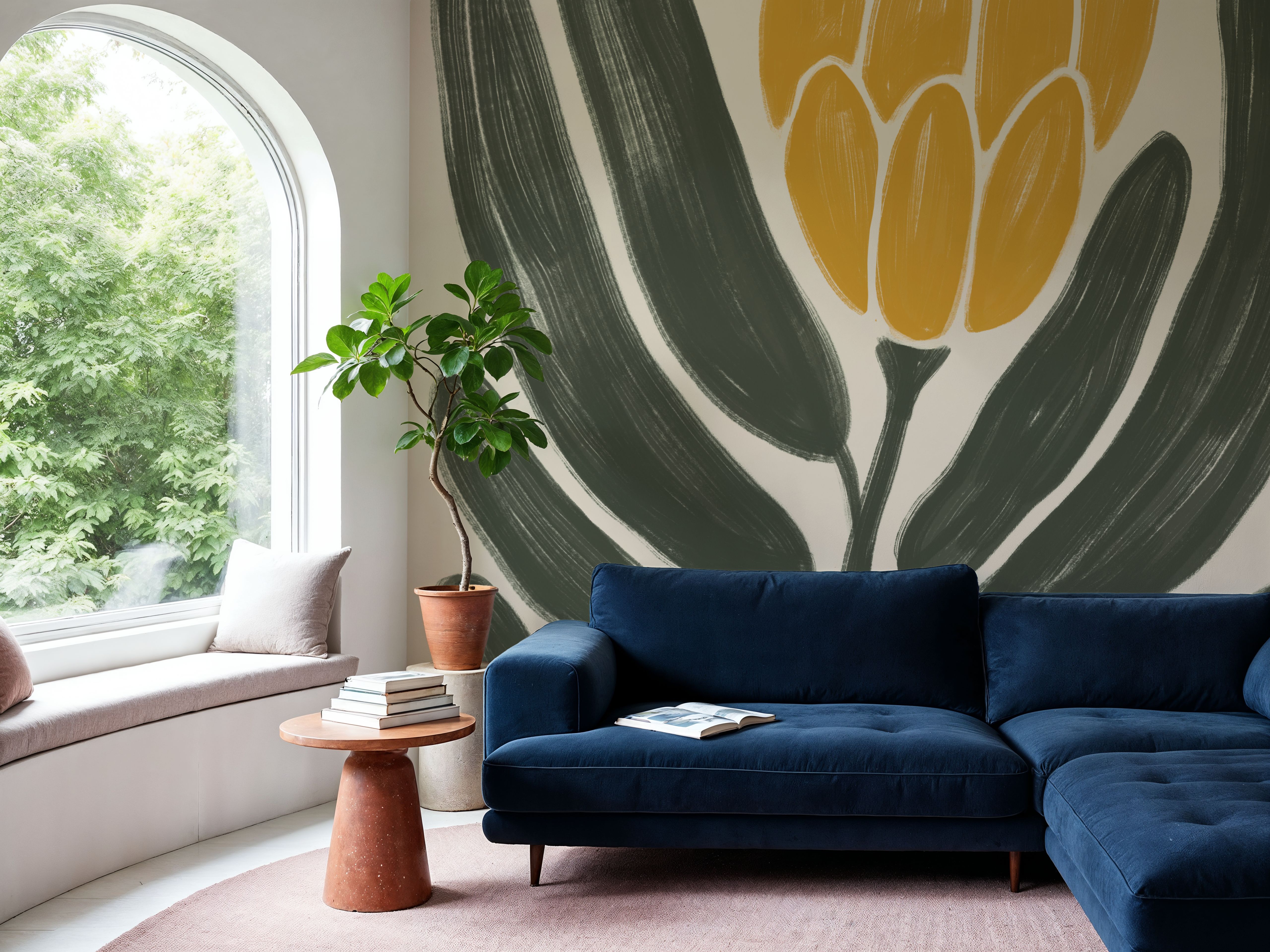 Simple Flowers I Yellow