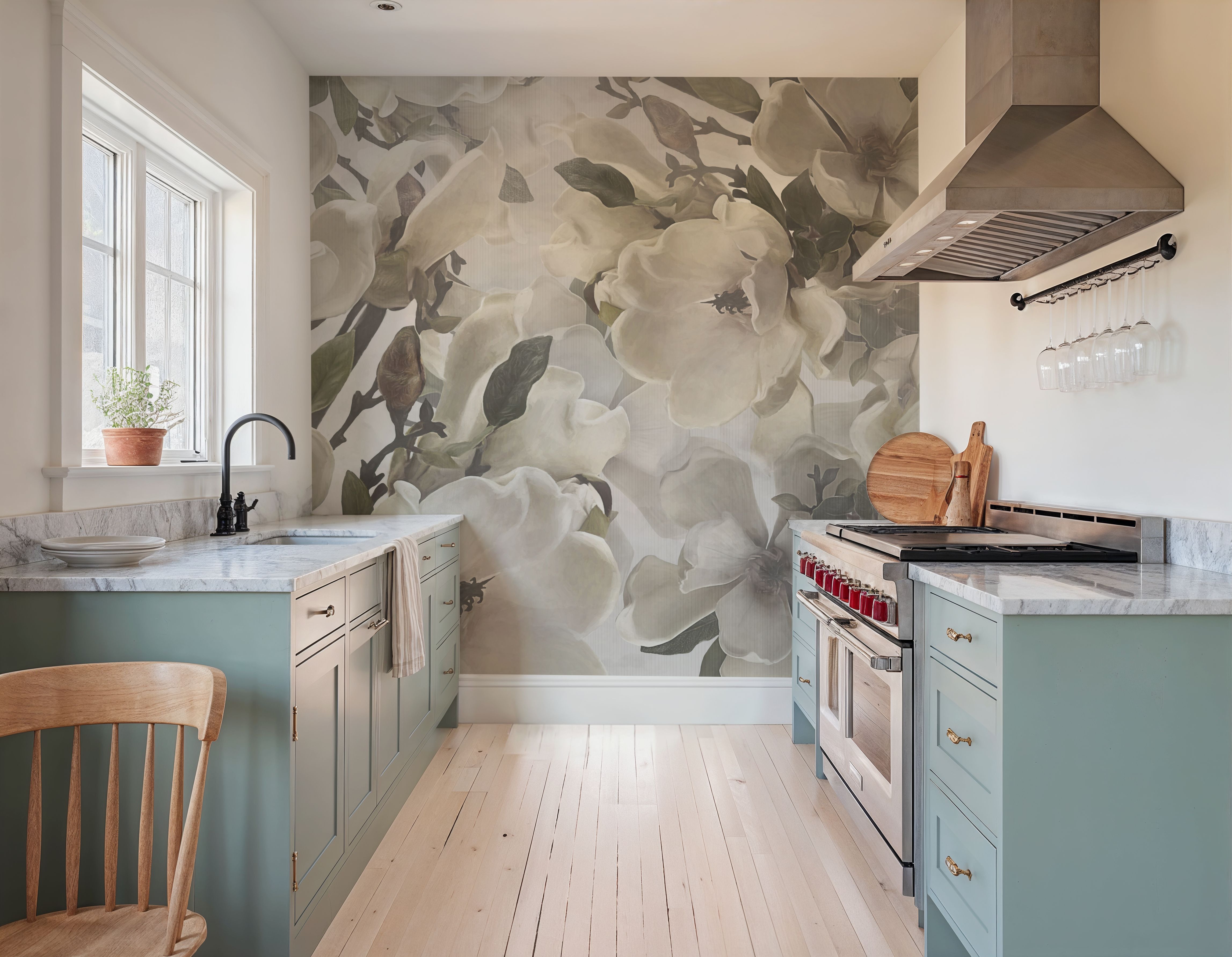 Dreaming of Magnolias Light Green