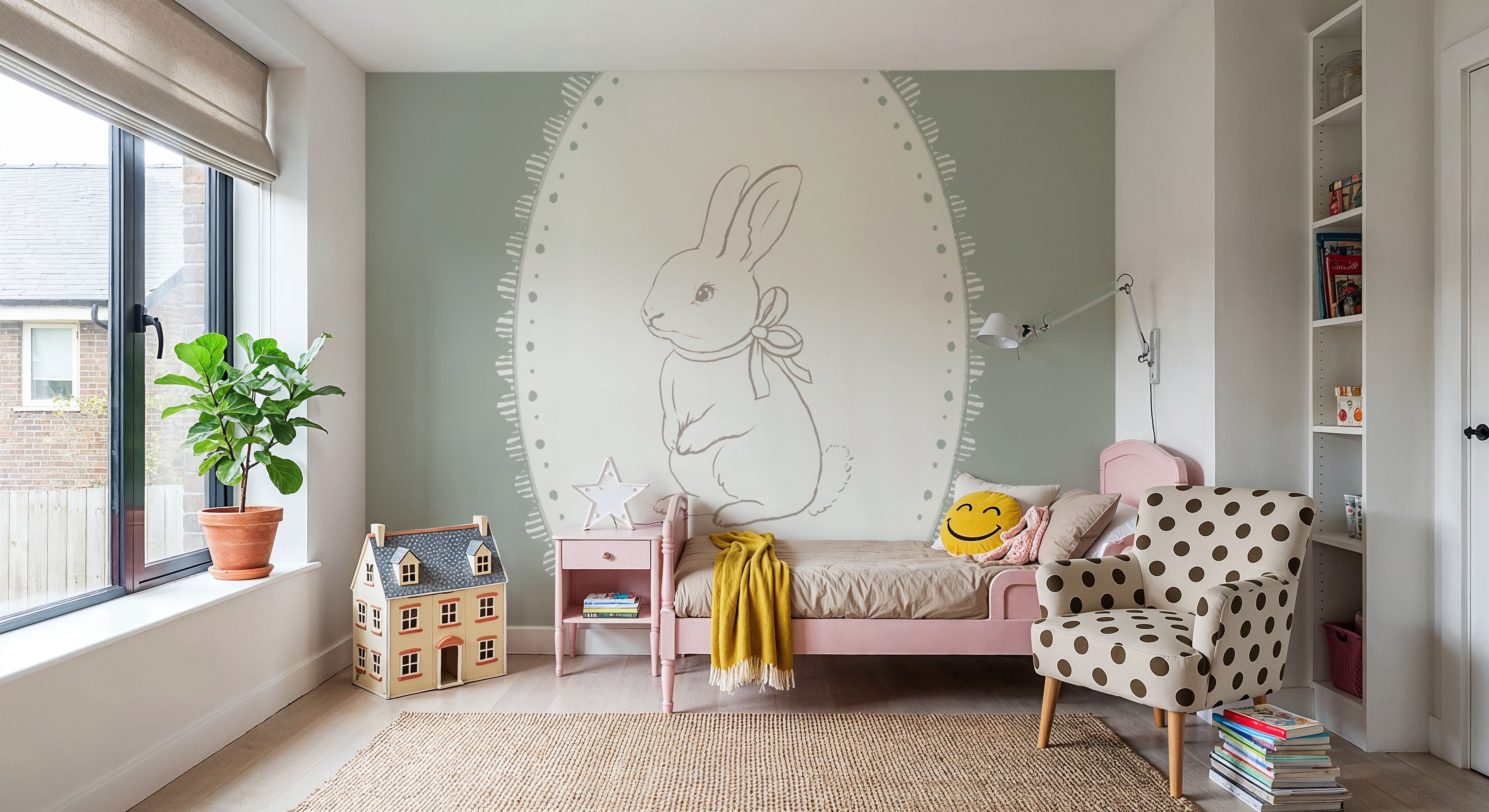 Nursery Bunny, Wallpaper