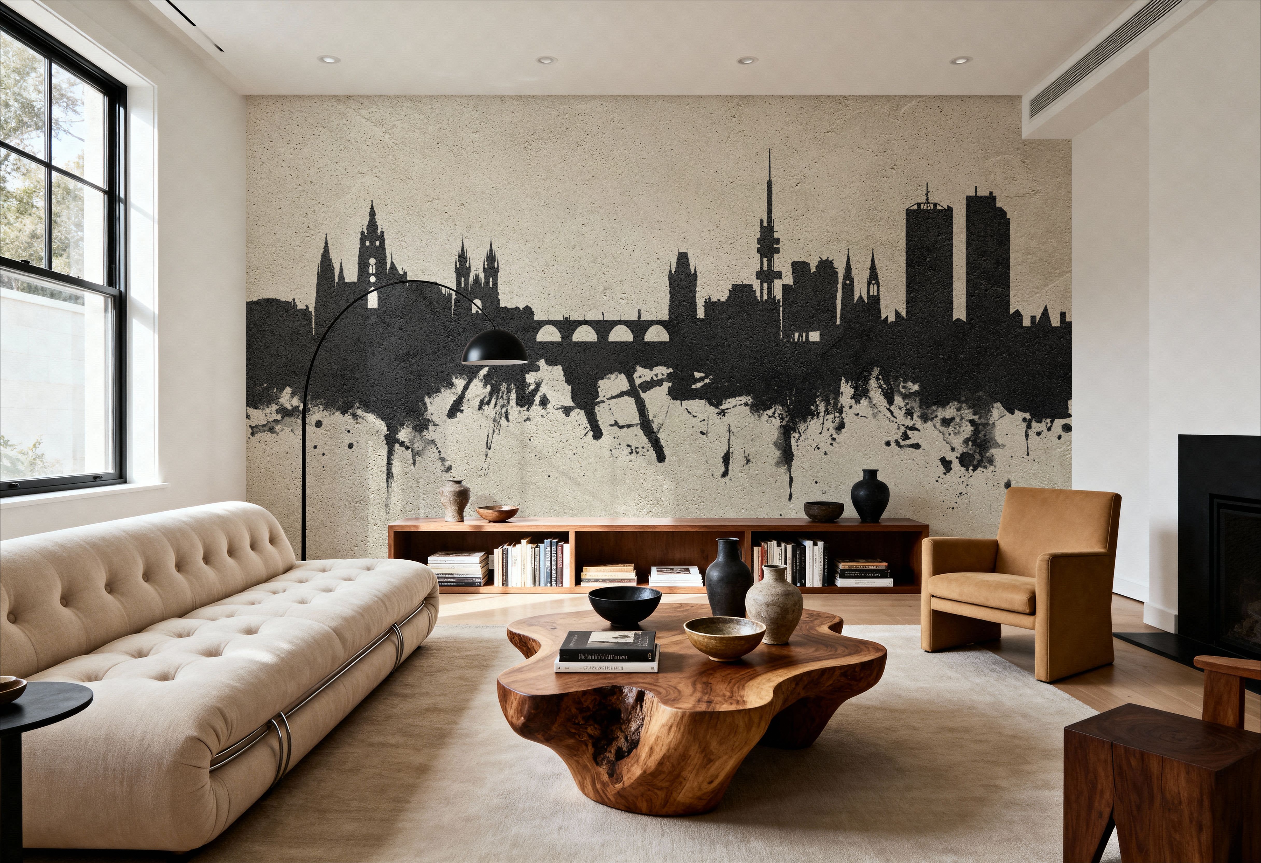 Prague (Praha) Czech Republic Skyline Concrete