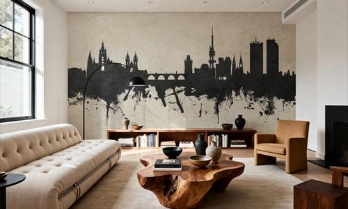 Prague (Praha) Czech Republic Skyline Concrete