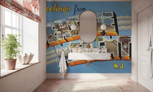 Greetings from Seaside Heights - Screenprint Postcard