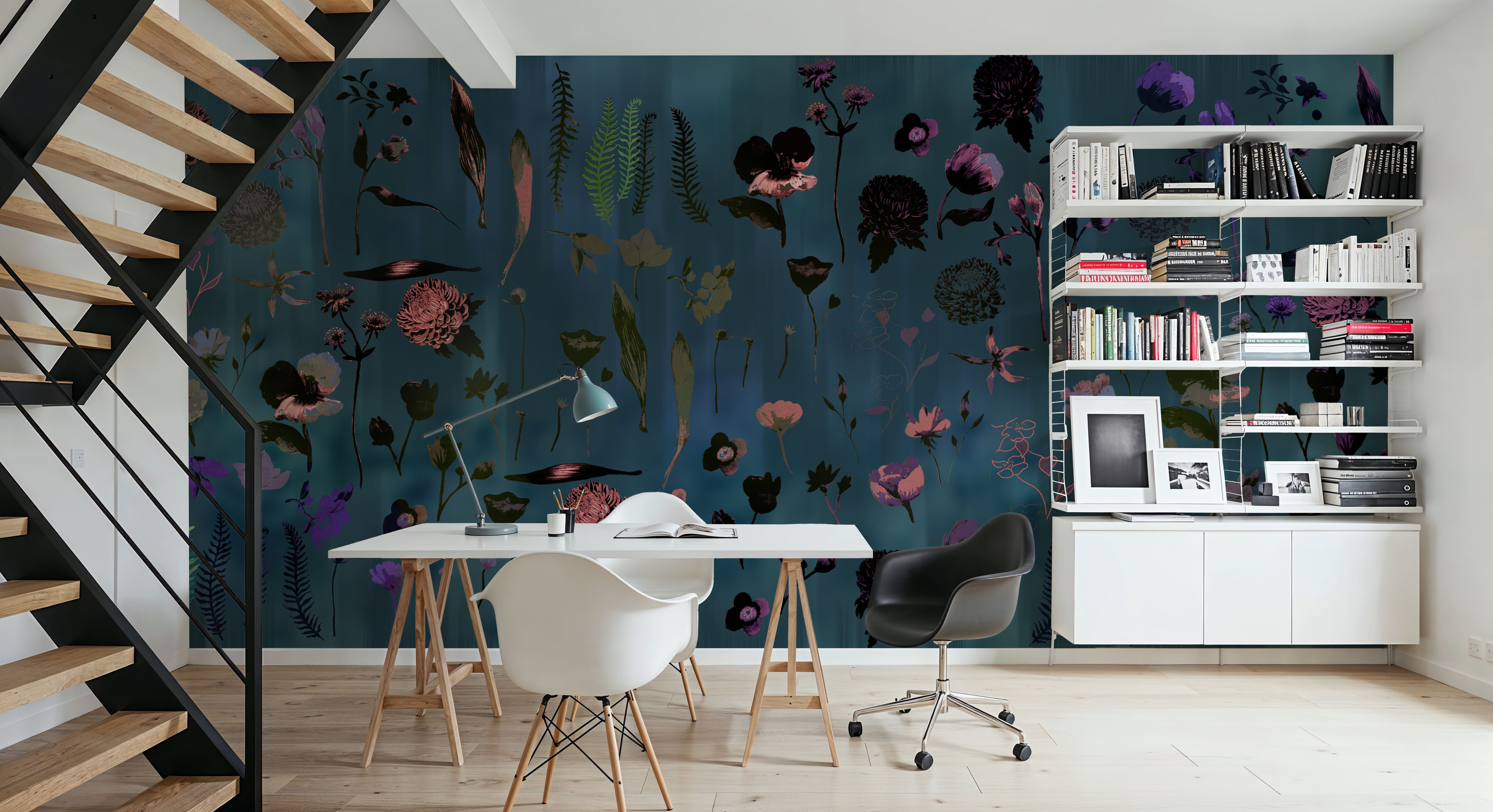 Floral Dream, Teal