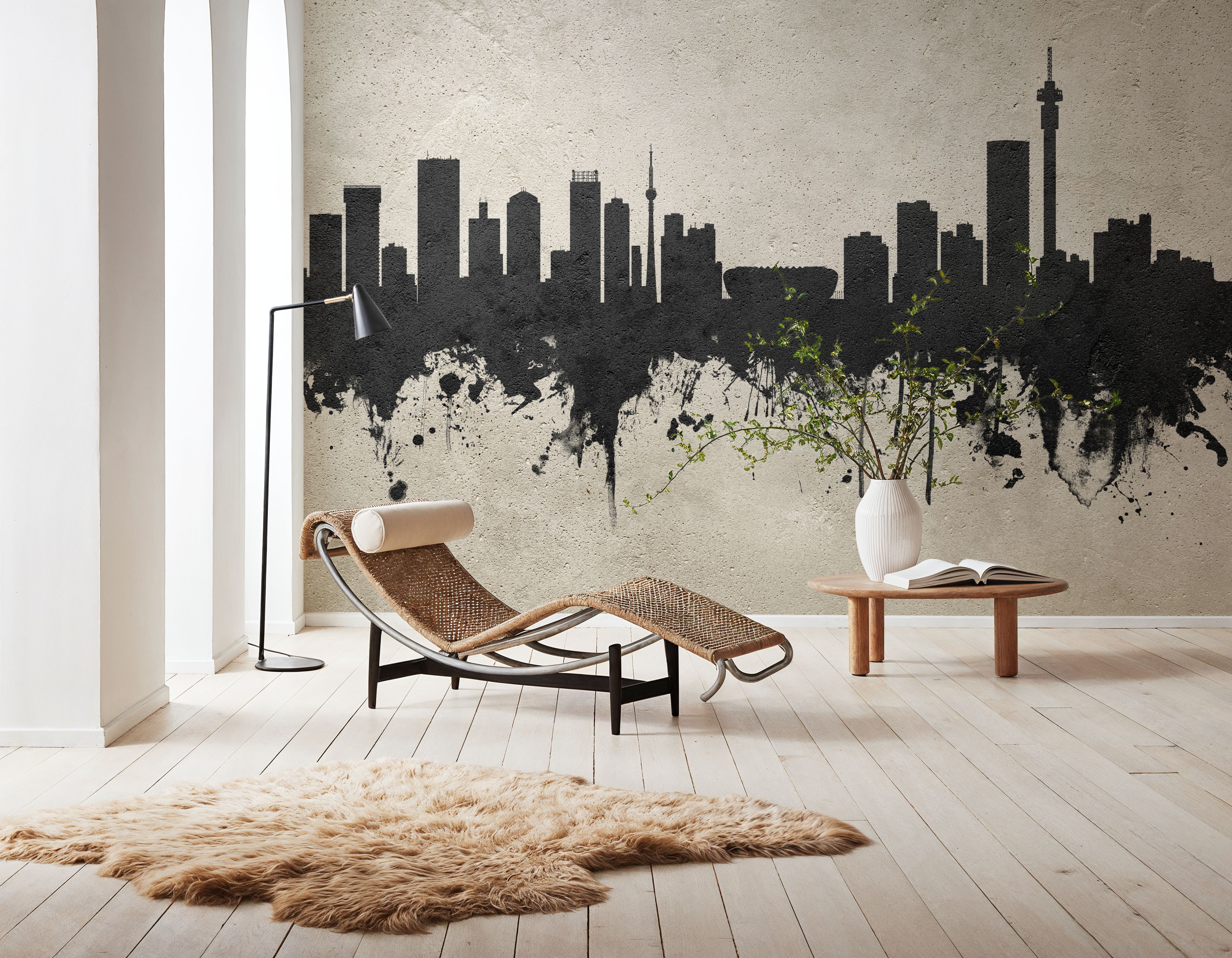 Johannesburg South Africa Skyline Concrete