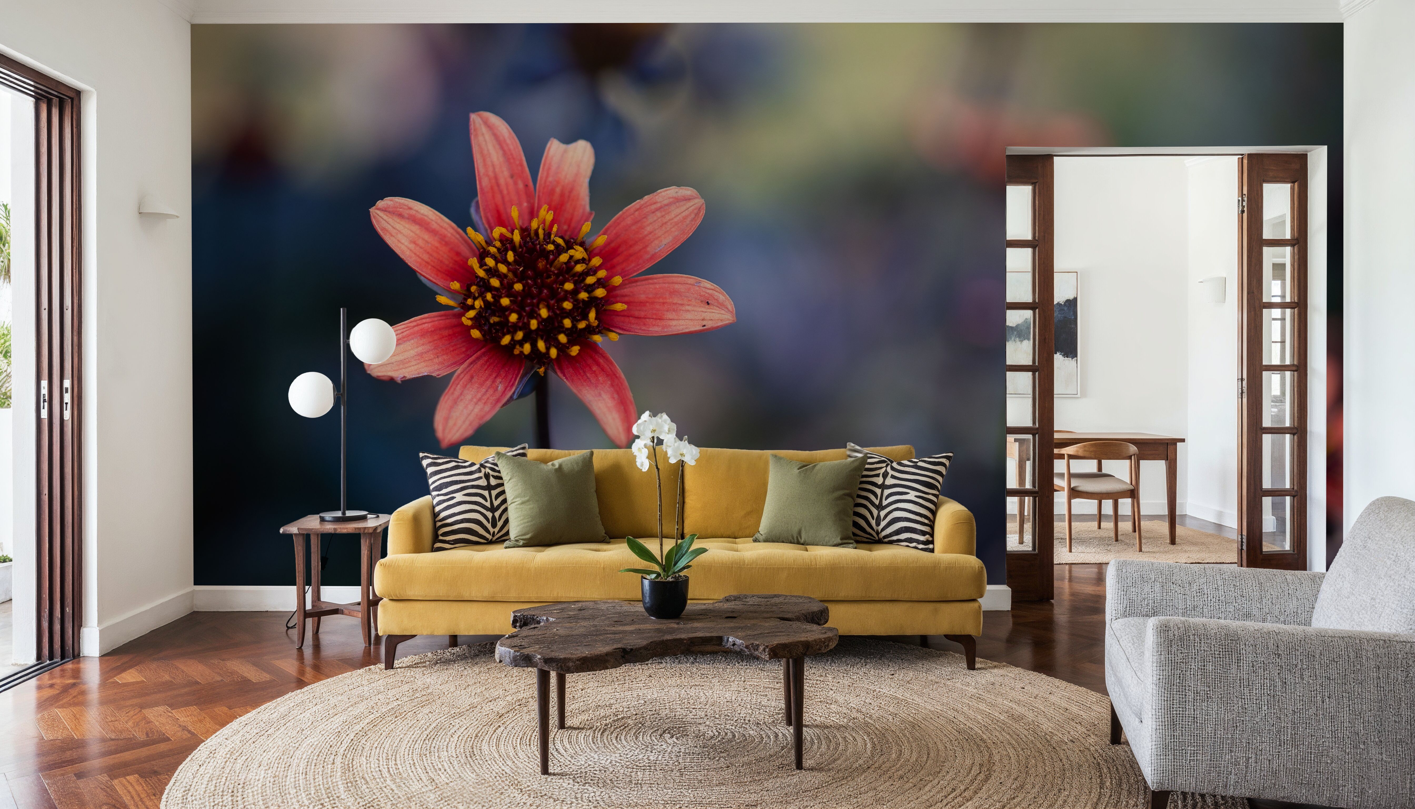 Peach Dahlias