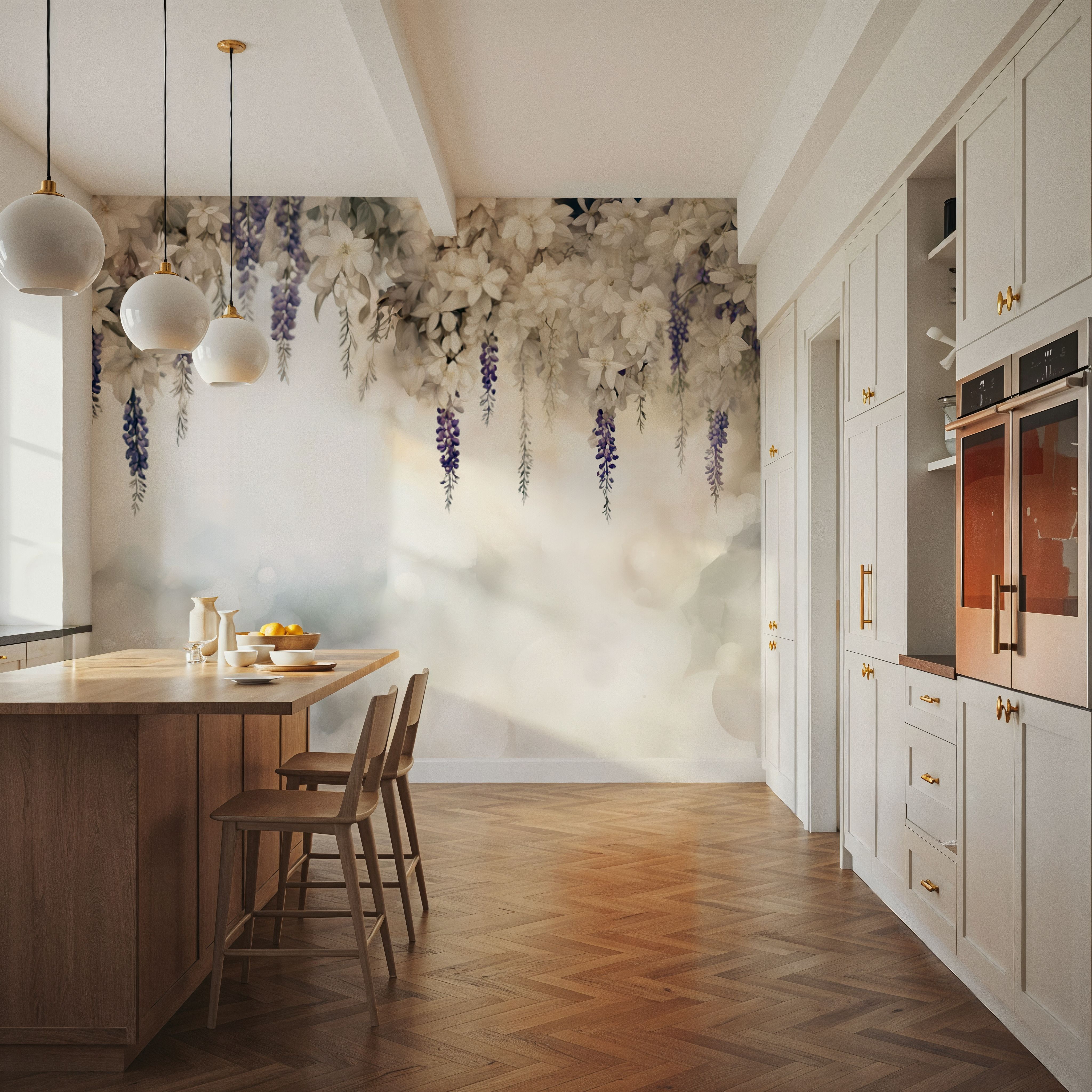 Gentle Wisteria Garden Warm