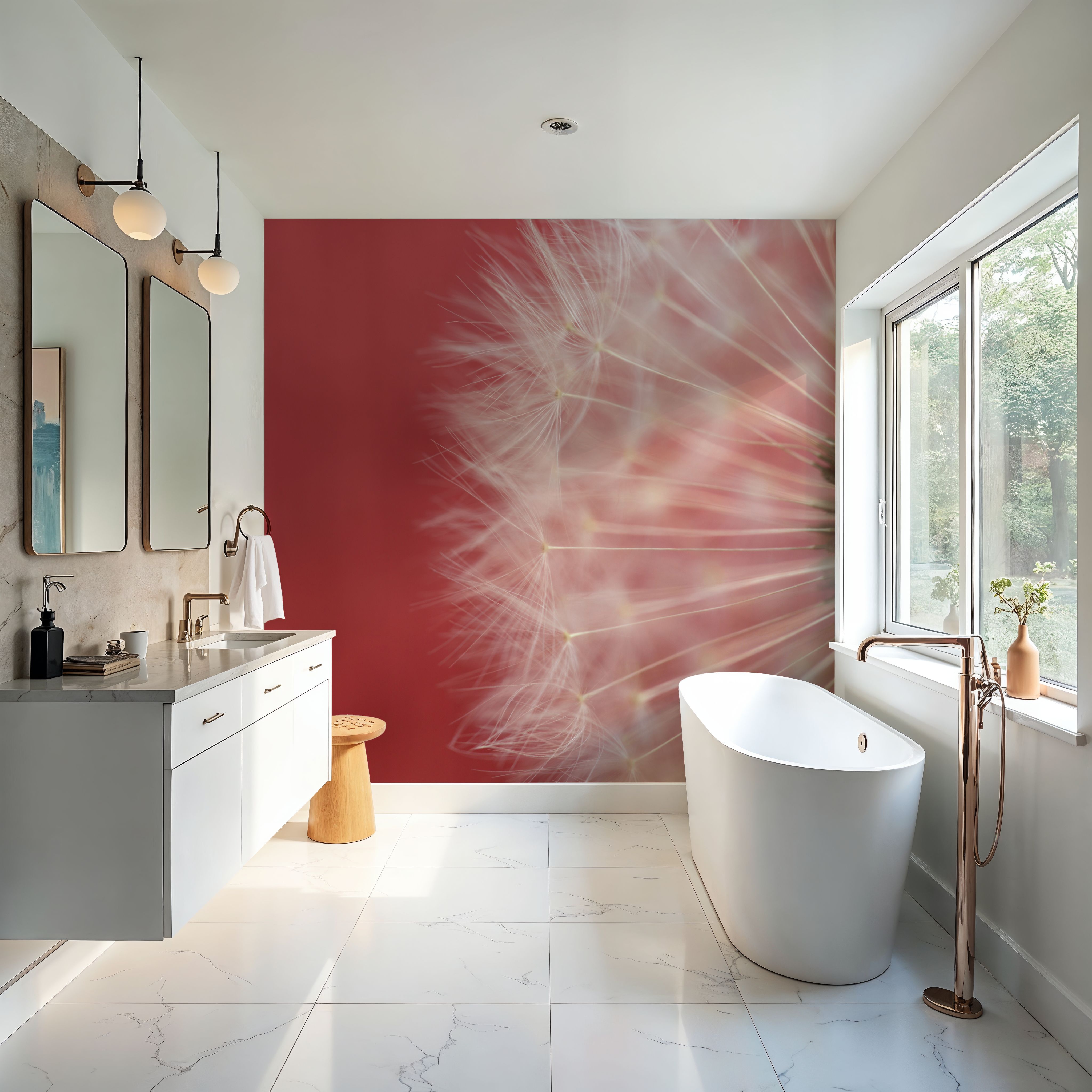 Dandelion on Red III