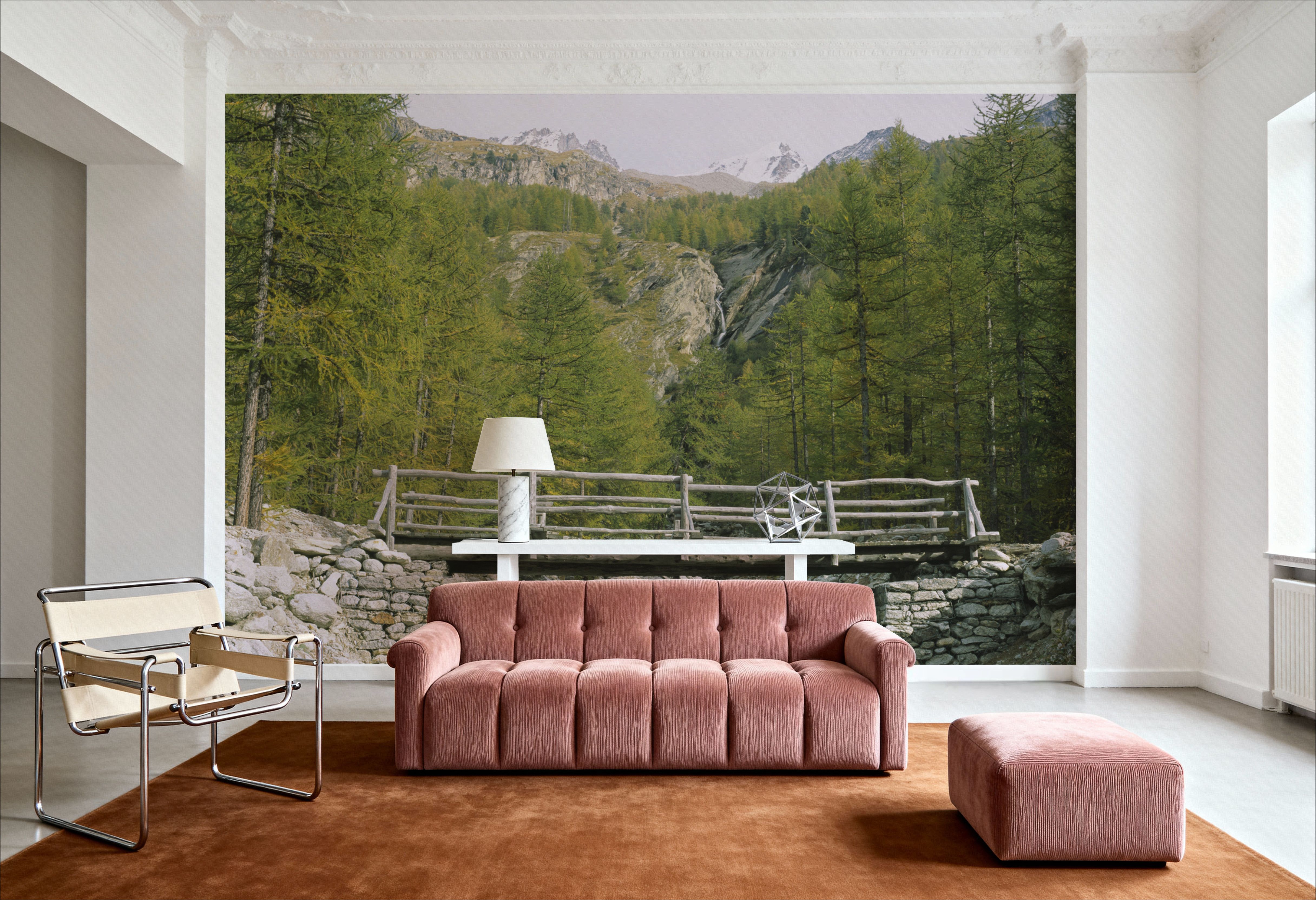 Mountain Bridge Crossing