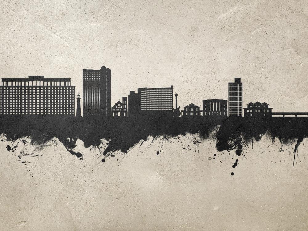 Biloxi Mississippi Skyline Concrete